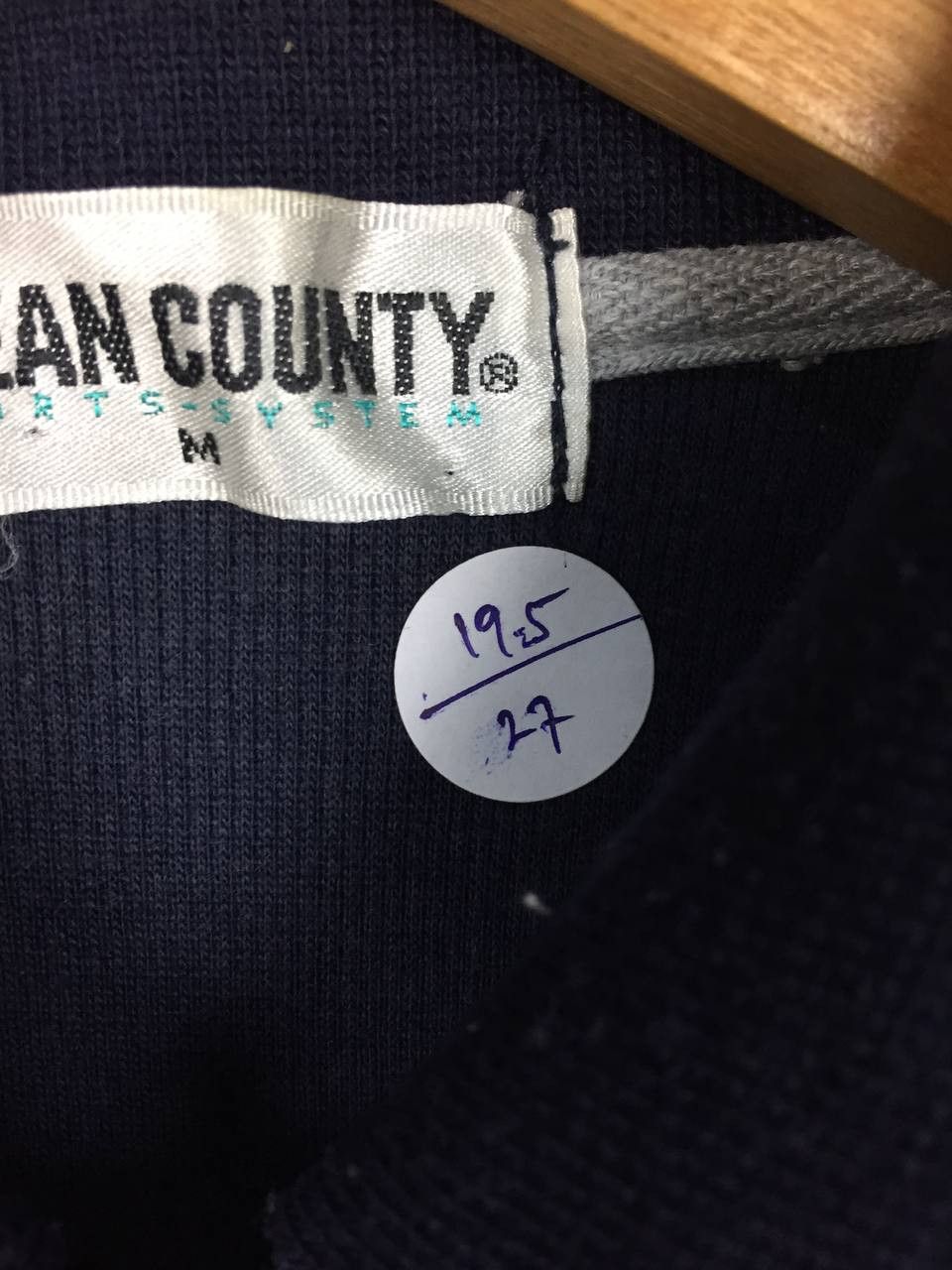 Vintage Vtg Ocean County Geometry World Embroidered Logo Polo Tee Size US M / EU 48-50 / 2 - 9 Thumbnail