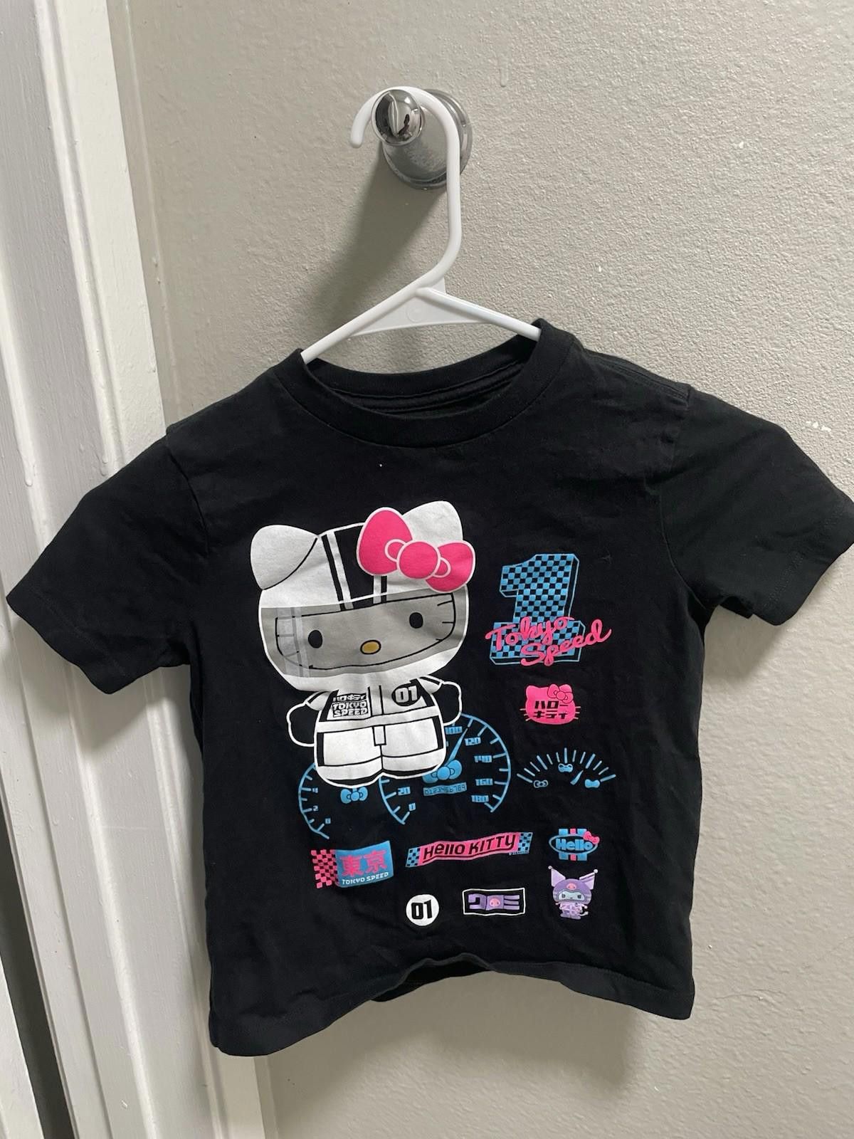 Other Hello Kitty Sanrio Tokyo Speed Black Shirt XS Baby Tee Size XS / US 0-2 / IT 36-38 - 1 Thumbnail