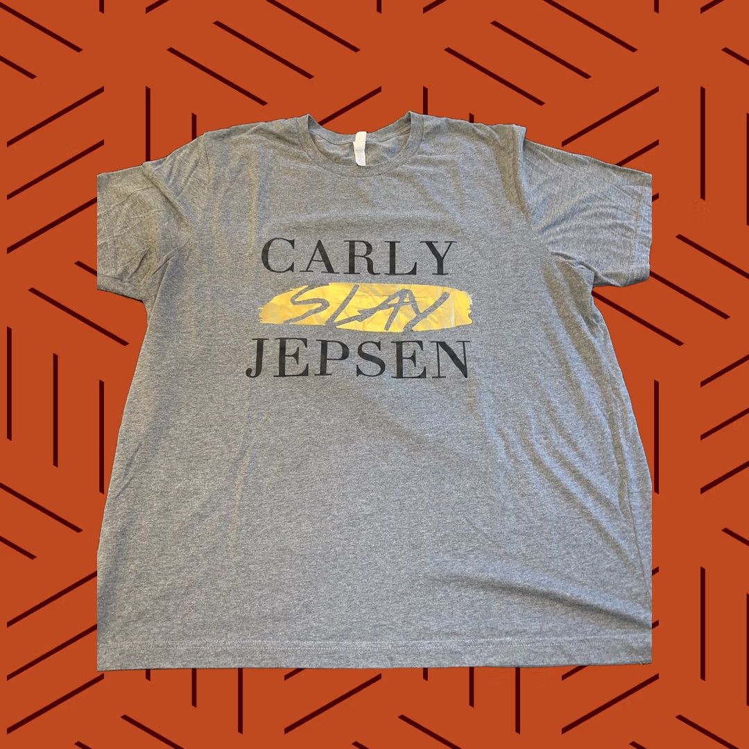 Vintage VINTAGE Carly Rae Jepsen Slay Concert Tour Shirt Adult 2XL Beige Gray Unbranded Unisex Womens Mens 2XL Size US XXL / EU 58 / 5 - 1 Thumbnail