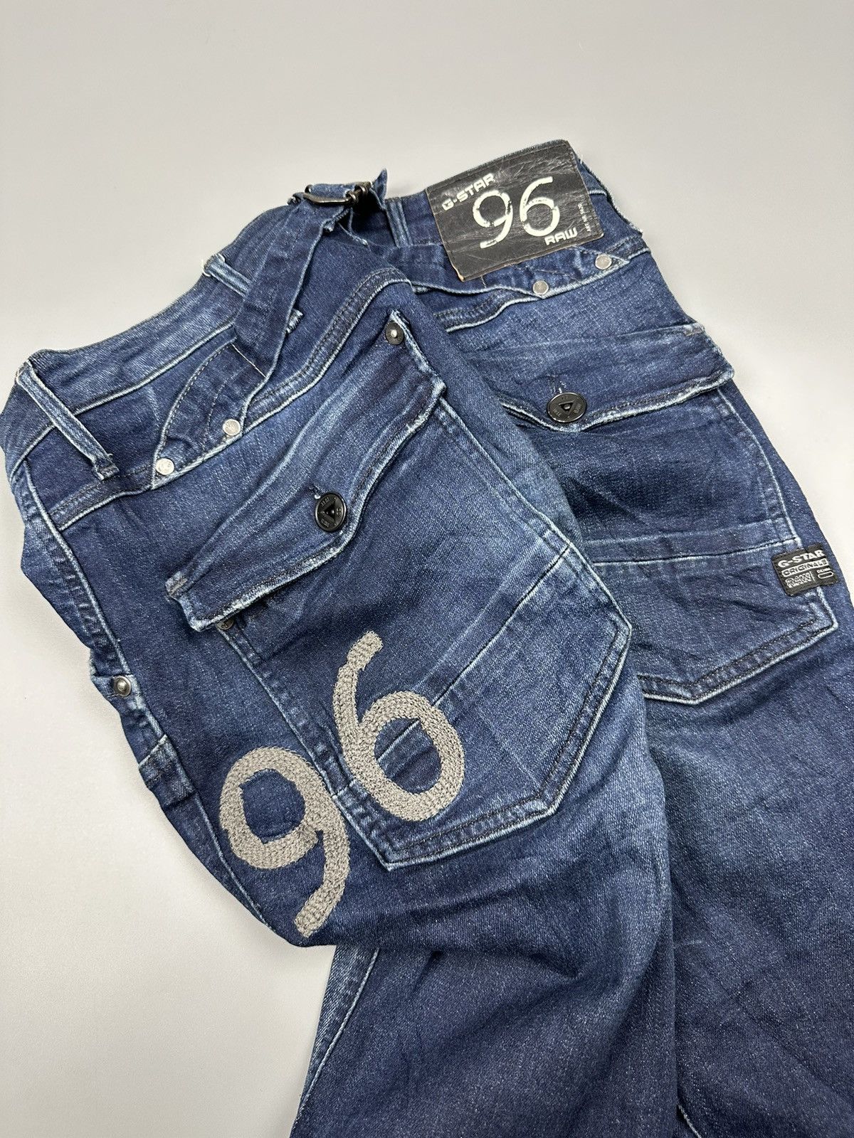 Designer × G-Star G-Star 96 Raw Buckel Back Denim Size US 27 - 5 Thumbnail