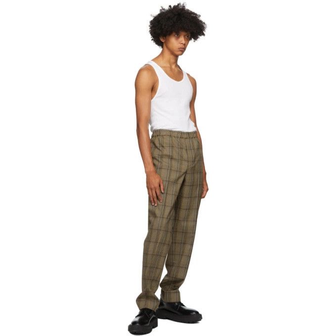 Helmut Lang Helmut Lang Wool Blend Straight Plaid Pants Size L Size US 33 - 1 Thumbnail