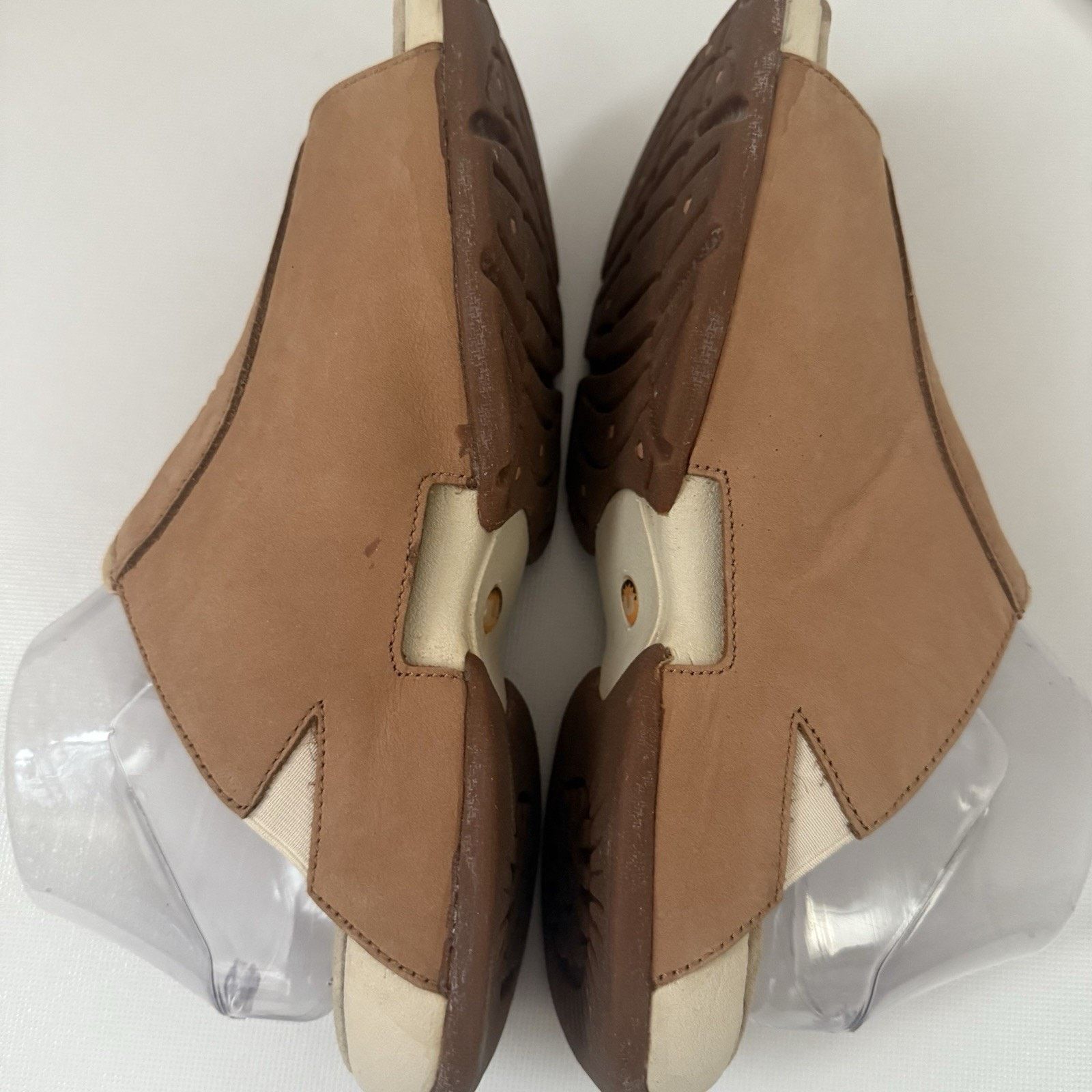 Other Ulu Sandals Leather Tan Sun Design Embossed Boho Comfort Size US 9 / IT 39 - 4 Thumbnail