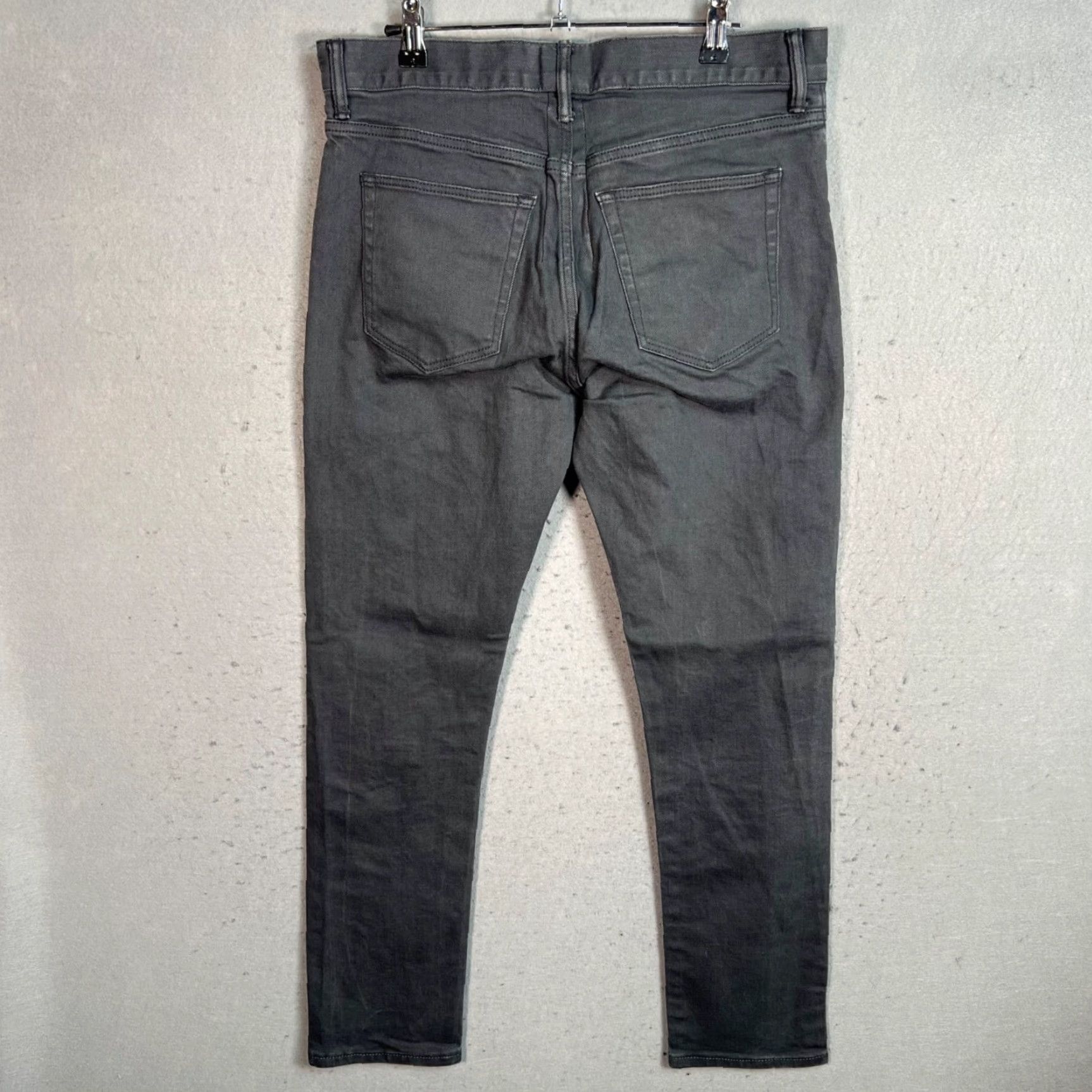John Elliott John Elliott Slim-Fit Jeans Mens 34 Waist Gray Denim 5-Pocket Design Size US 34 / EU 50 - 2 Thumbnail