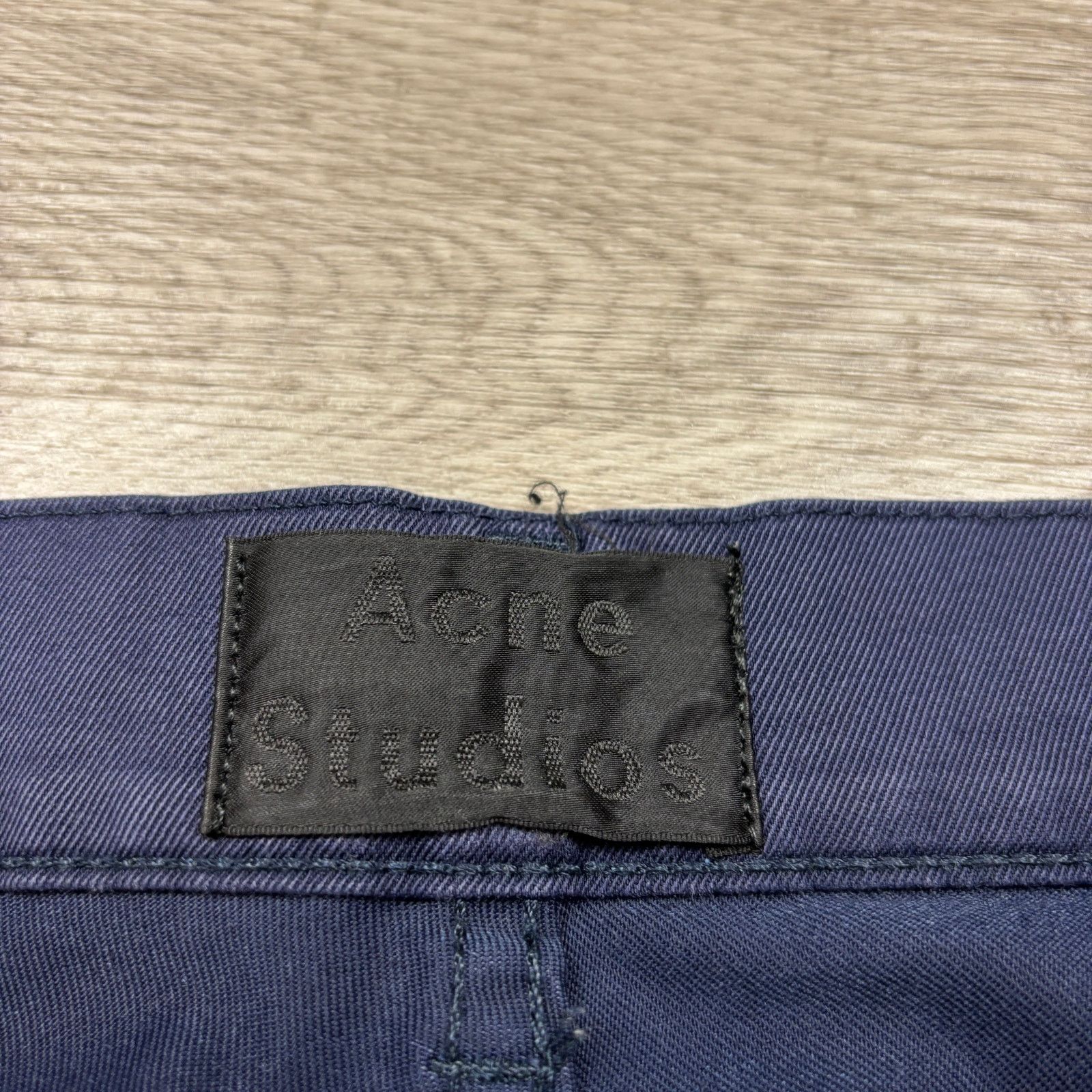 Acne Studios Acne Studios Ace UPS Navy Jeans Cotton Stretch Men's 31x28 Size US 31 - 4 Thumbnail