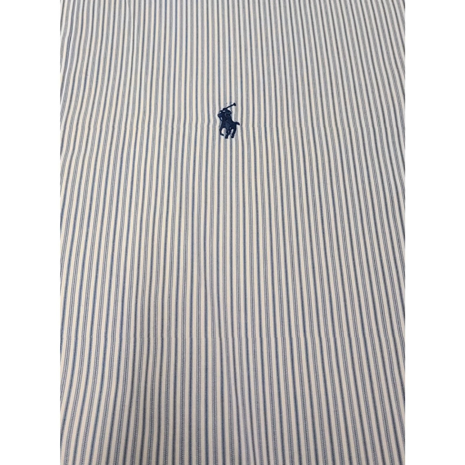 Ralph Lauren Ralph Lauren Shirt Men L Blue Striped Button-Down Long Sleeve Size US L / EU 52-54 / 3 - 3 Thumbnail