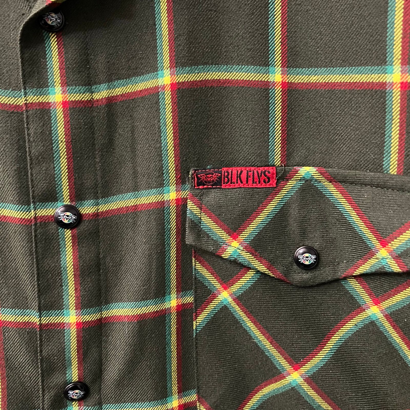 Dixxon Dixxon Flannel Company Flysouljah Plaid Shirt Mens Large Size US L / EU 52-54 / 3 - 3 Thumbnail