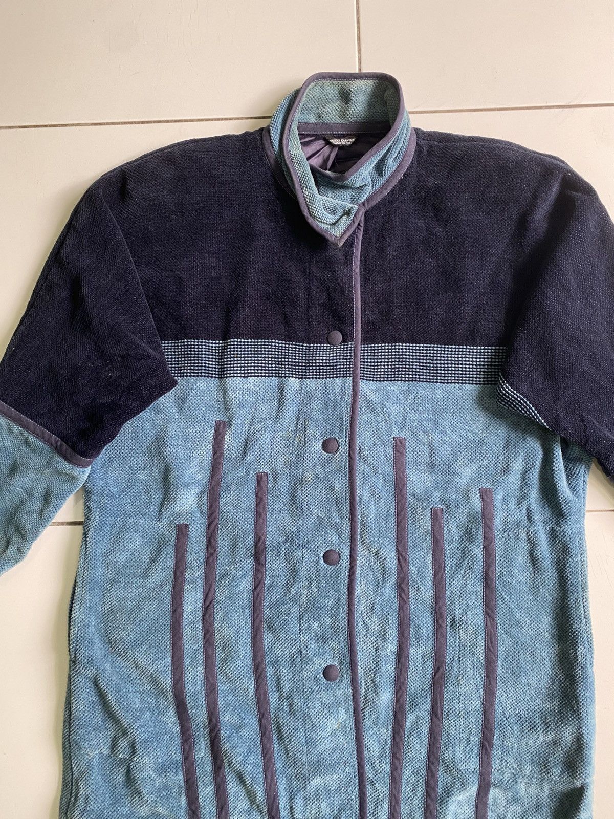 Annikki Karvinen × Handmade Vintage 80s Annikki Karvinen long Jacket Size M / US 6-8 / IT 42-44 - 5 Thumbnail