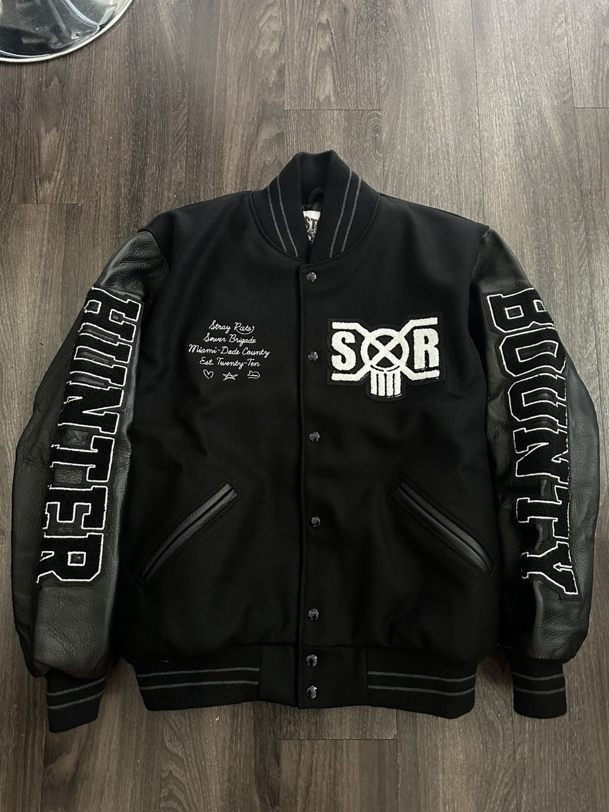 Bounty Hunter Bounty Hunter x Stray Rats Varsity Jacket NEW Large Size US L / EU 52-54 / 3 - 1 Thumbnail