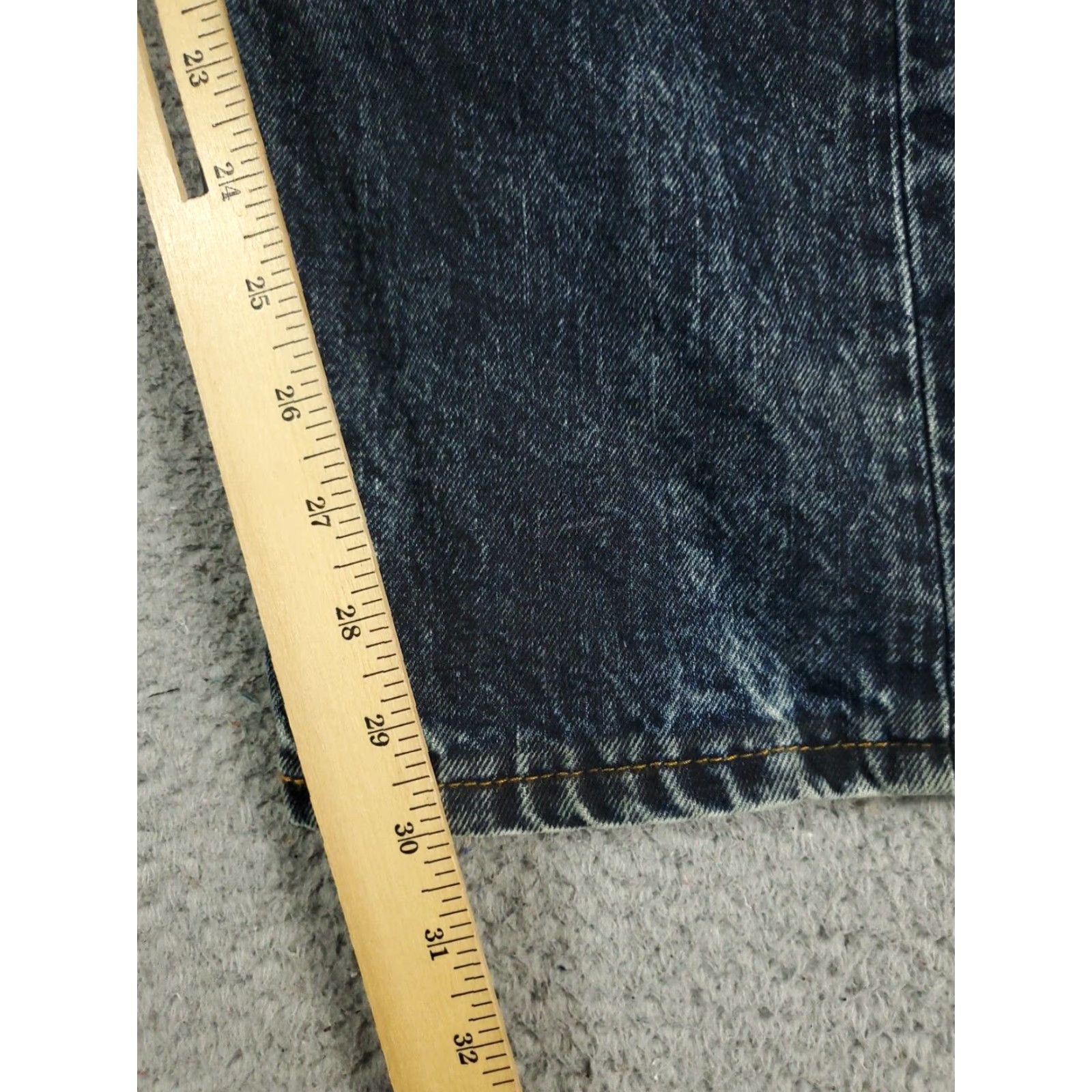 Levi's Levis 522 Jeans Mens Blue Slim Taper Leg Denim Pants Size 36x30 Size US 36 / EU 52 - 5 Thumbnail