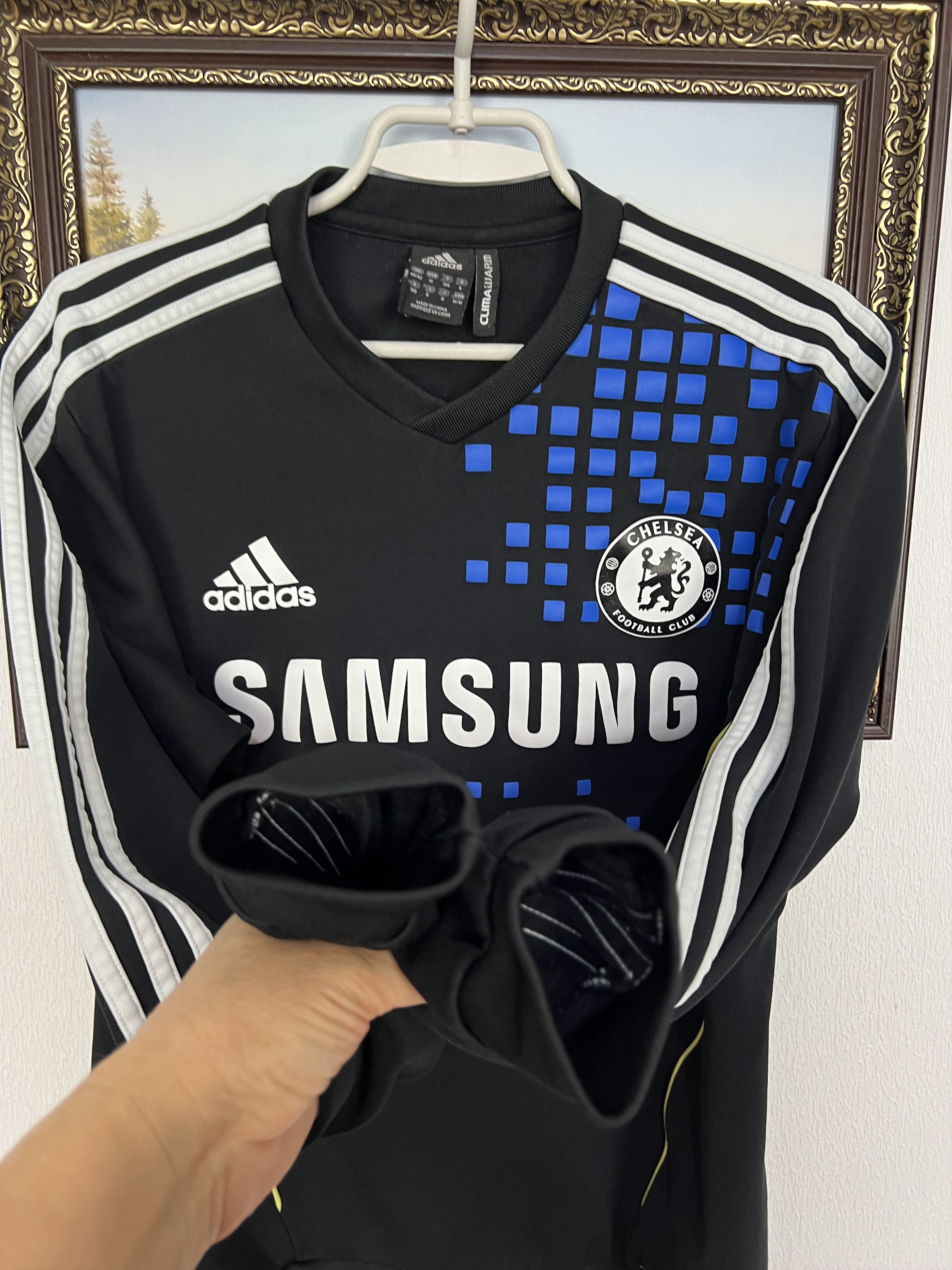 Adidas Chelsea Football Sweatshirt Soccer Track Top Crewneck Size US M / EU 48-50 / 2 - 6 Thumbnail