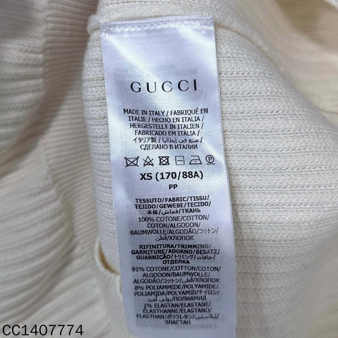 Gucci Gucci mint gold-button knit short-sleeve polo XS Size US XS / EU 42 / 0 - 5 Thumbnail