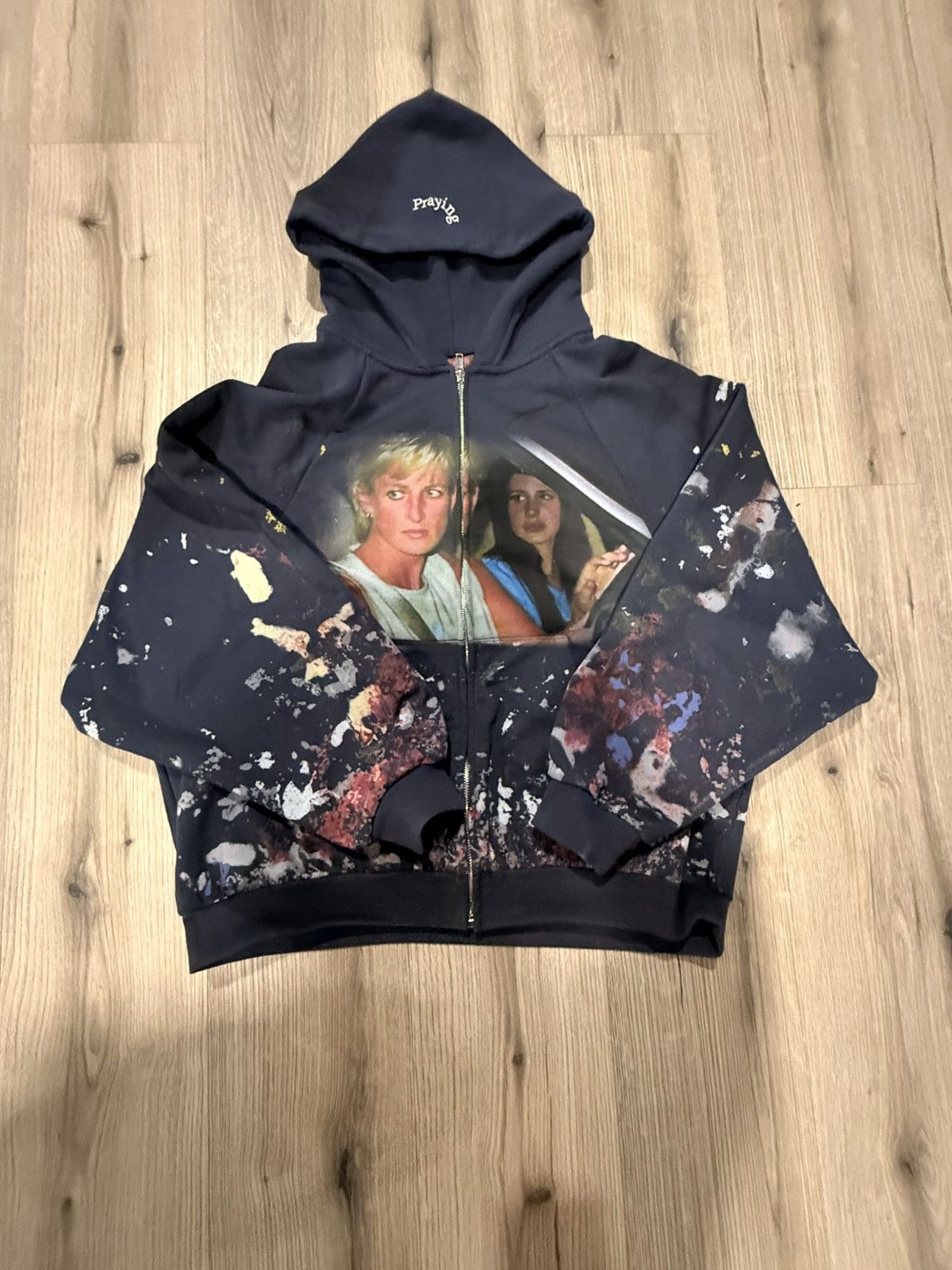 Leopard Rhinestone Hoodie