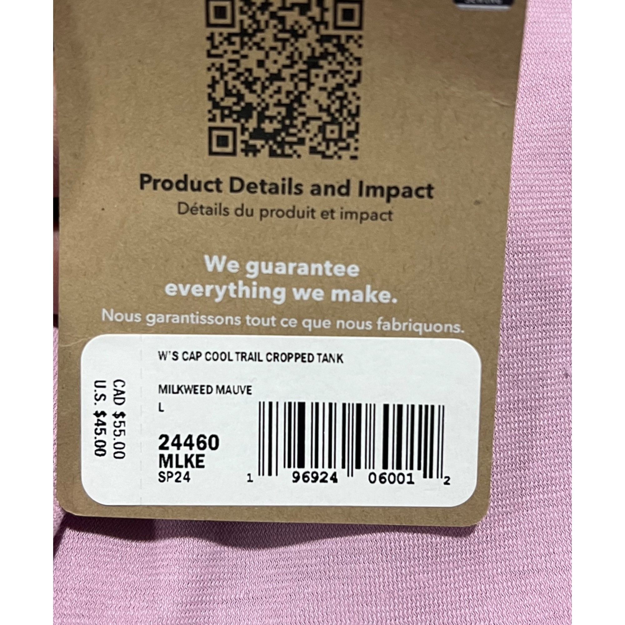 Patagonia Patagonia Women's Capilene Cool Trail Cropped Tank Top Size L / US 10 / IT 46 - 5 Thumbnail
