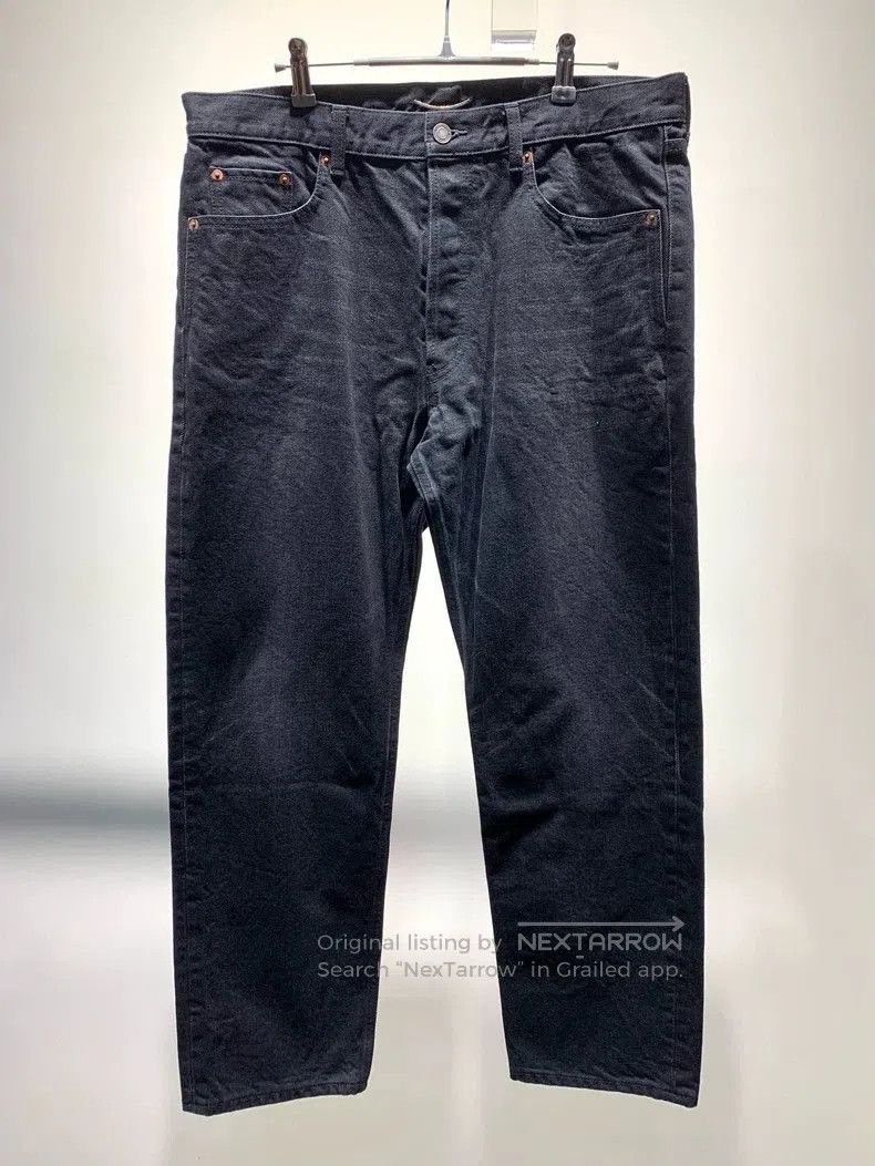 YSL Black Denim Long Pants.