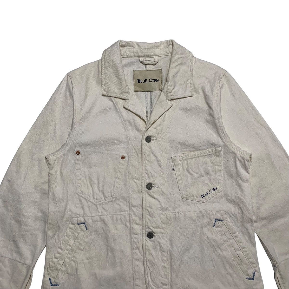 Japanese Brand Blue Corn Denim Jacket Size US M / EU 48-50 / 2 - 4 Thumbnail
