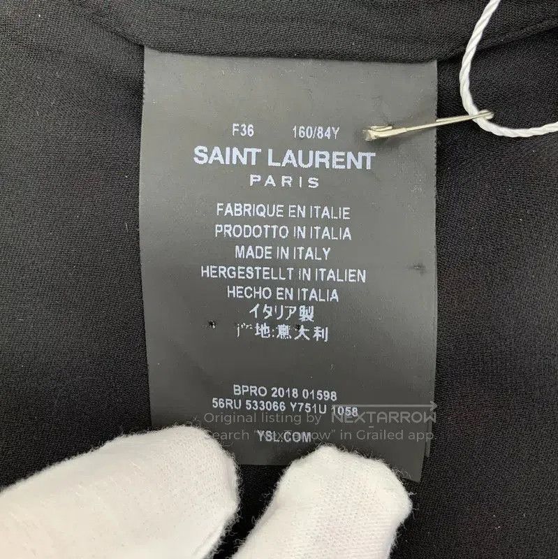 Yves Saint Laurent YSL Colorful Silk Dress XS Size . Size XS / US 0-2 / IT 36-38 - 7 Thumbnail