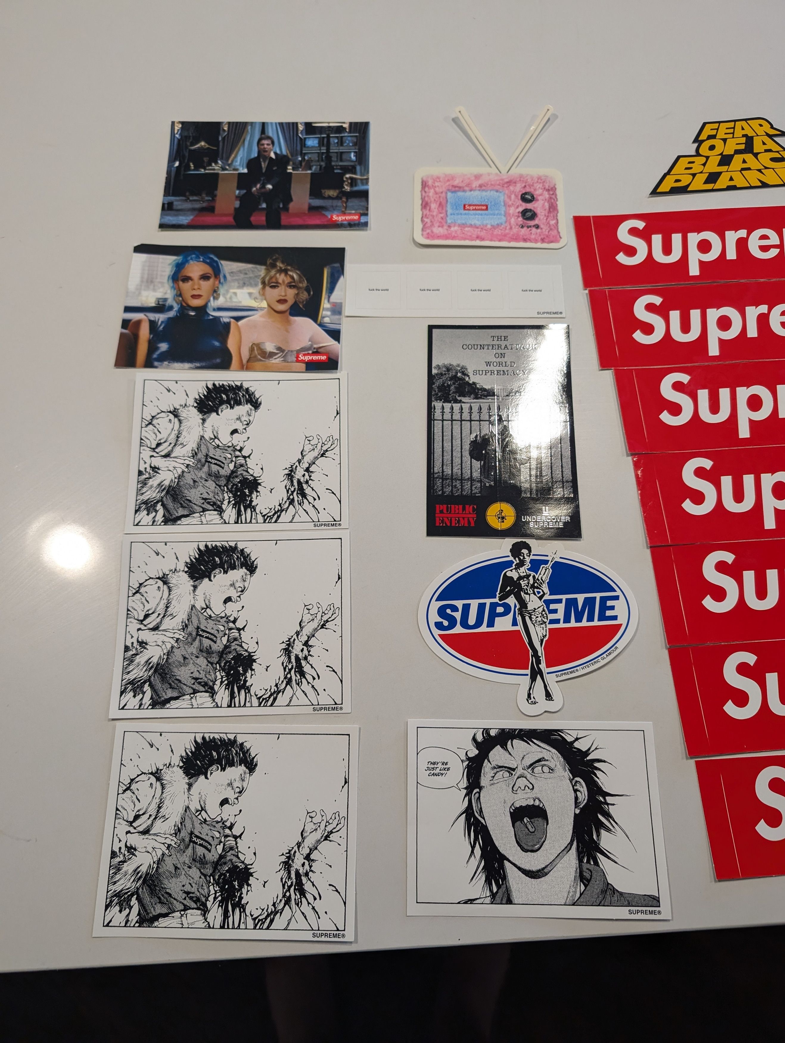 Other Supreme sticker lot + poster Size ONE SIZE - 5 Thumbnail