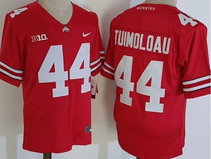 Other Men's Ohio State Buckeyes 44 J.T. Tuimoloau Red Jerseys Size US M / EU 48-50 / 2 - 1 Thumbnail