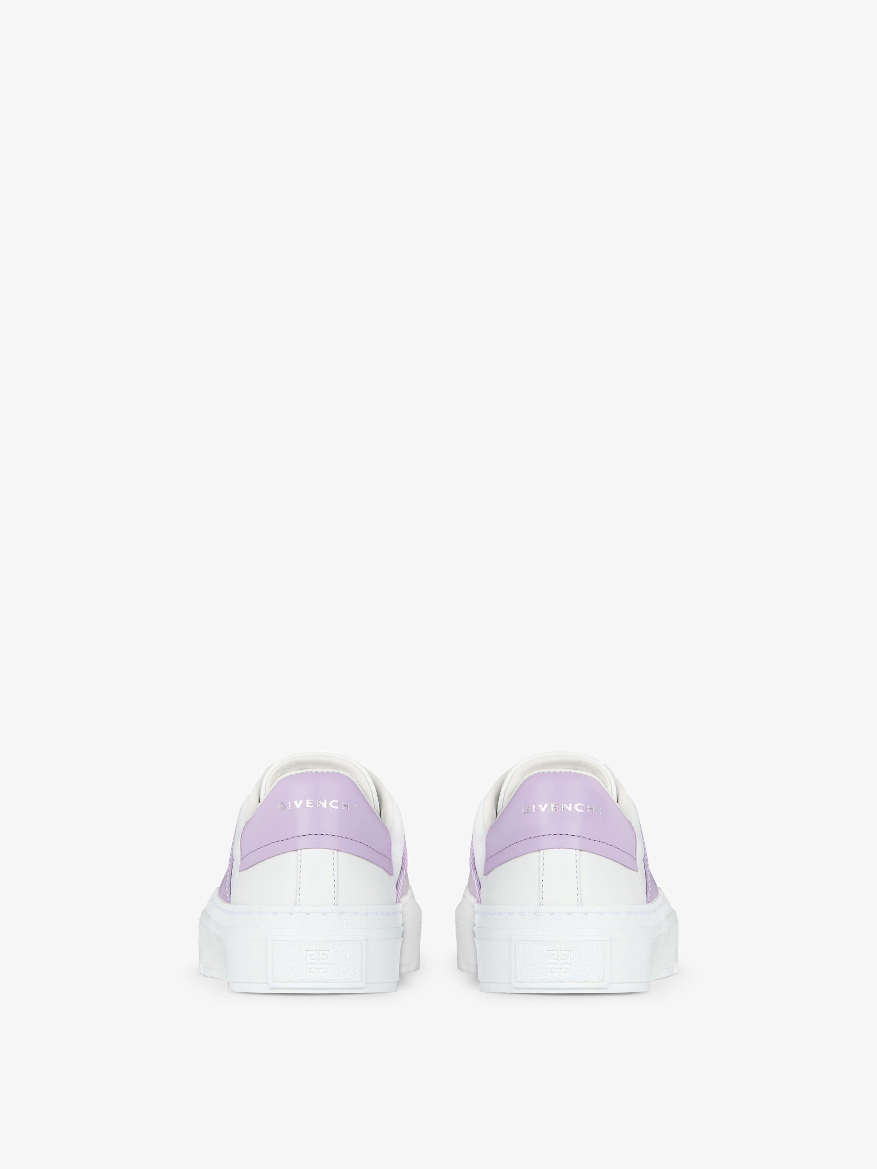 Givenchy o1srvl11e0225 City Sport Low-Top Sneakers in White/Lilac Size US 9 / IT 39 - 6 Thumbnail
