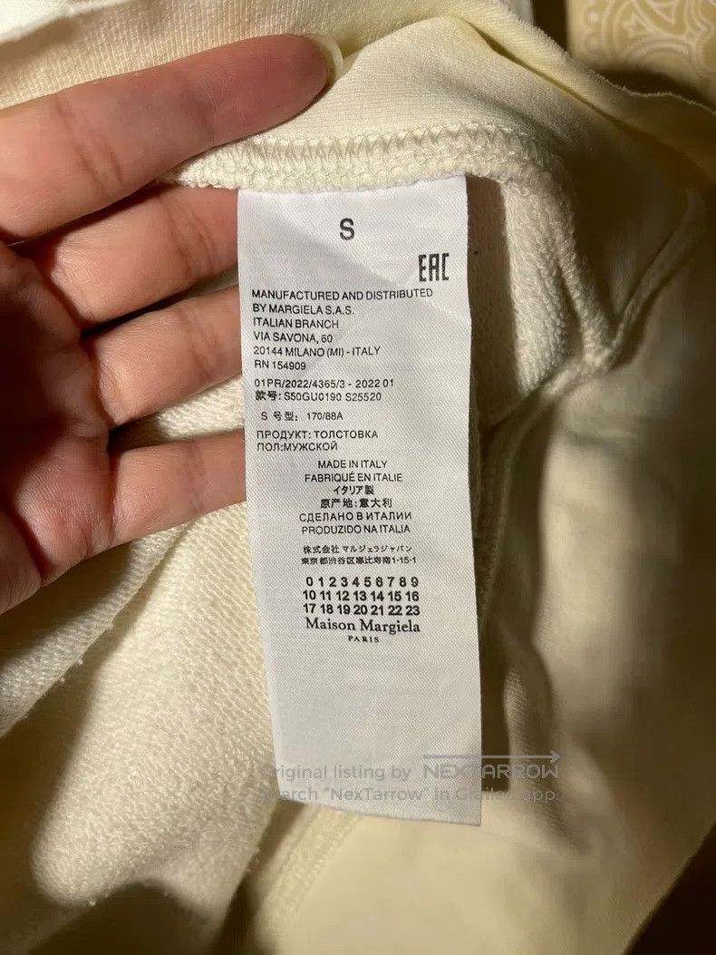 Maison Margiela Maison Margiela Make an old round-neck sweatshirt Size US S / EU 44-46 / 1 - 5 Thumbnail