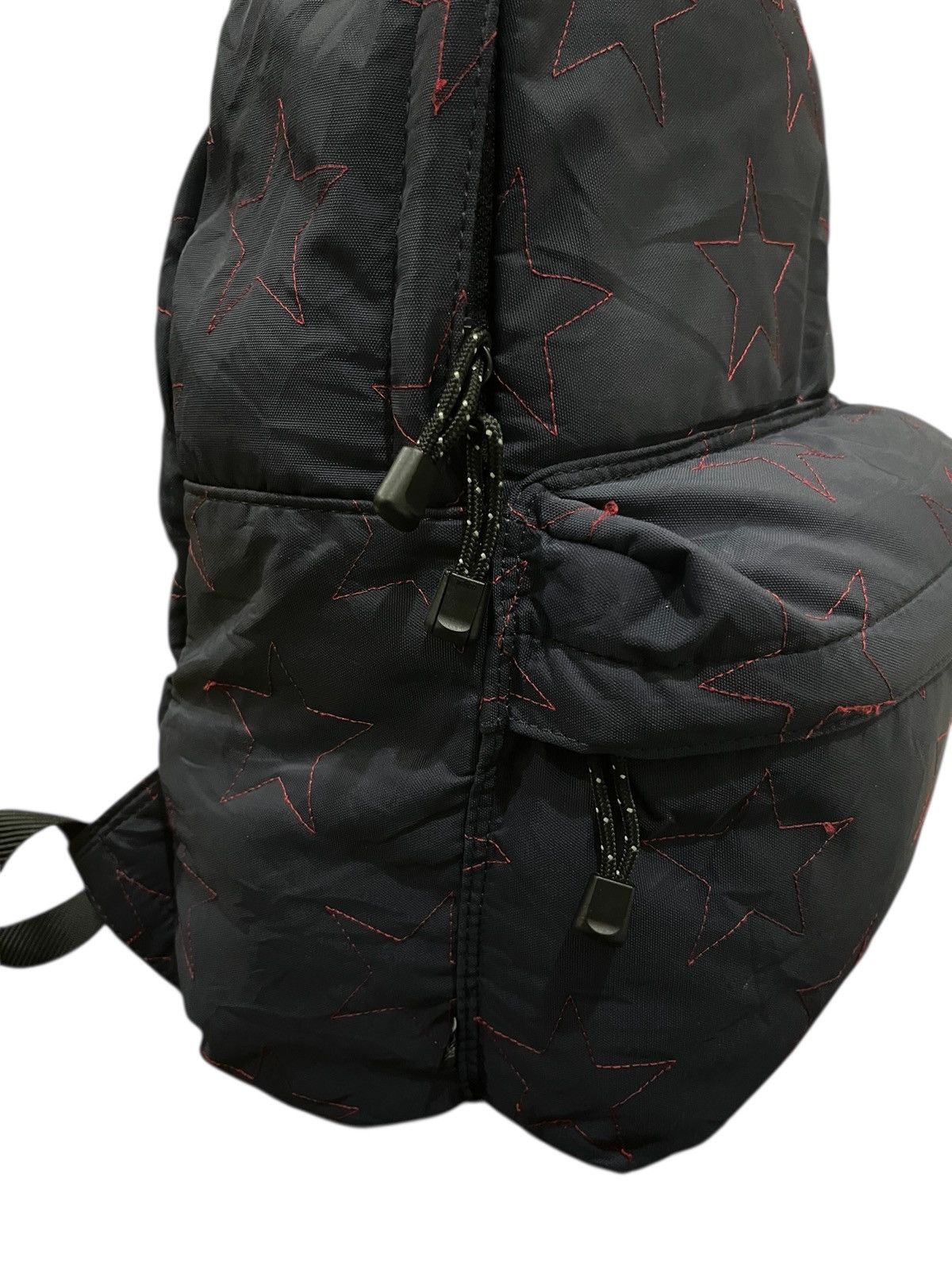 Japanese Brand VINTAGE SAZABY NYLON BACKPACK BLUE STAR RED DESIGN Size ONE SIZE - 6 Thumbnail