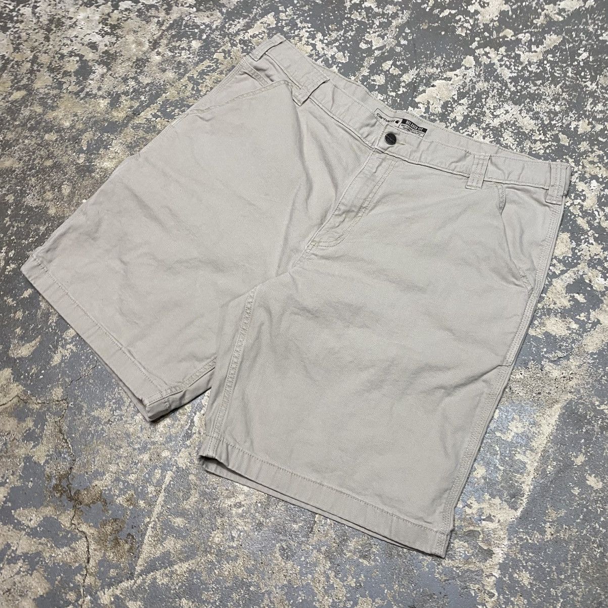 Other Vintage Carhartt Tan Rugged Flex Carpenter Workwear Shorts Size US 40 / EU 56 - 5 Thumbnail