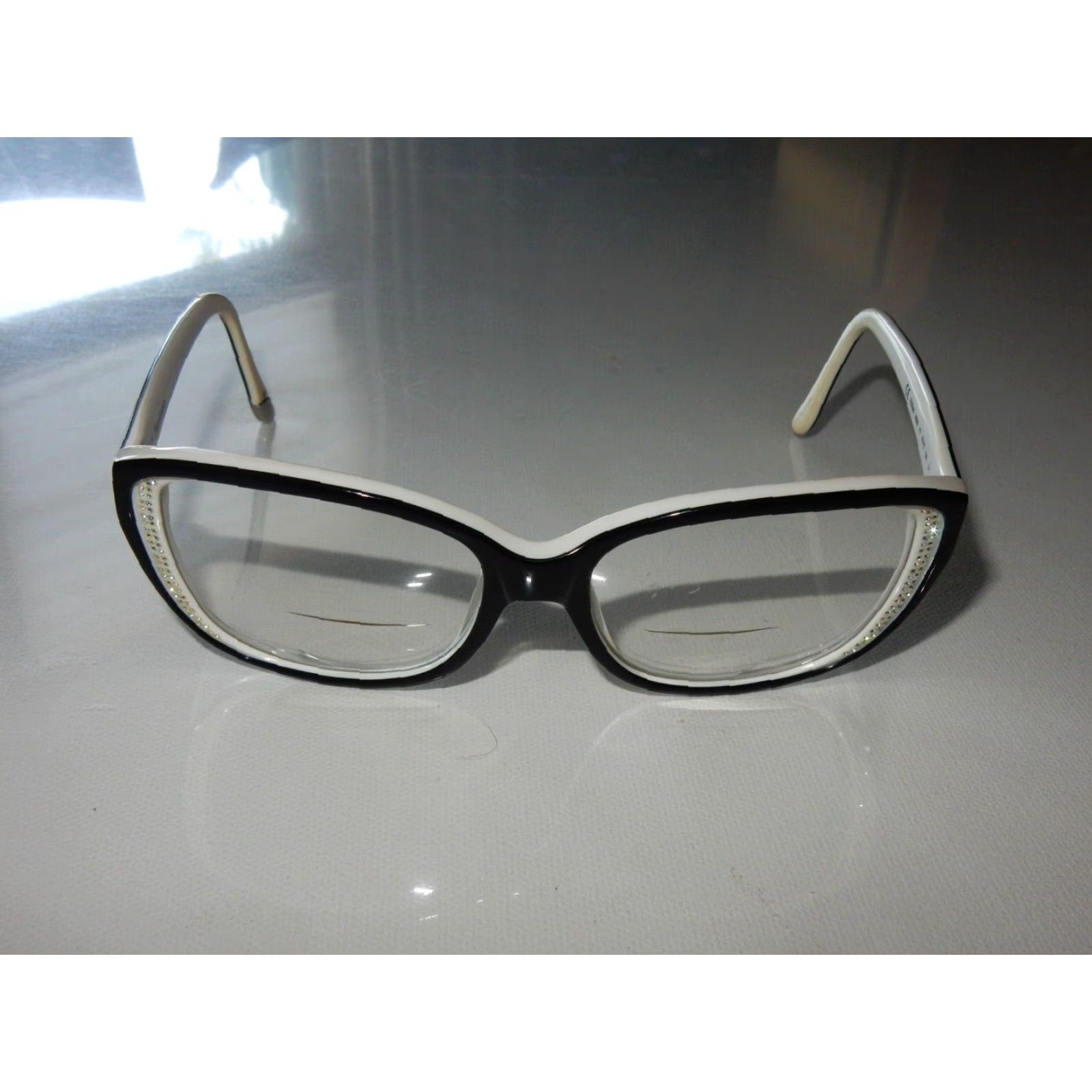 Juicy Couture VINTAGE Juicy Couture Sunglasses Frames Women Black 57x17mm Crystal Accents Size ONE SIZE - 3 Thumbnail