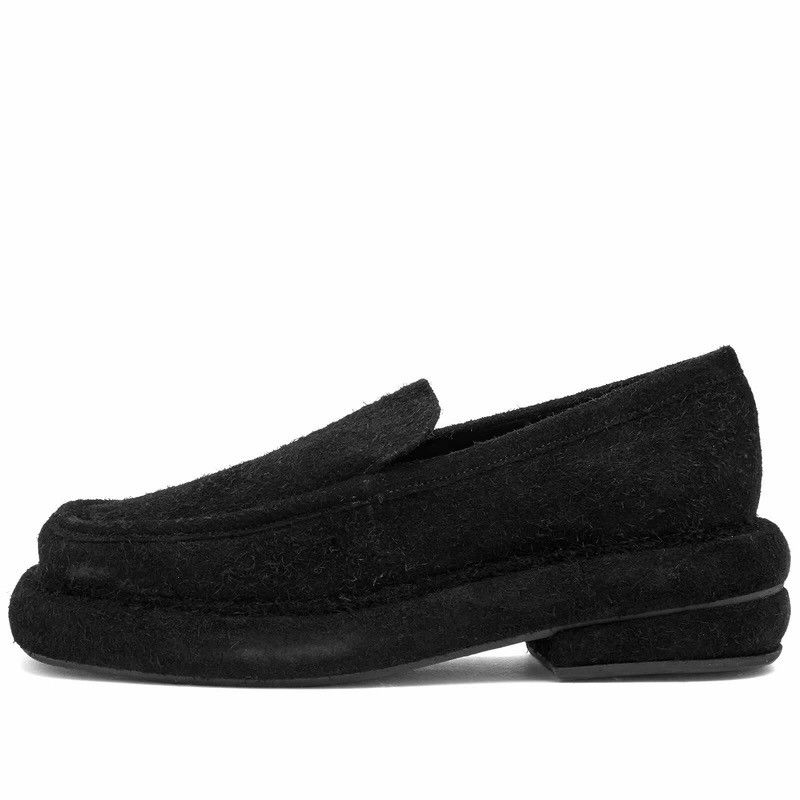 Eckhaus Latta !DS! FW23 Eckhaus Latta Stacked M Black Suede Loafers Size US 11 / EU 44 - 2 Thumbnail