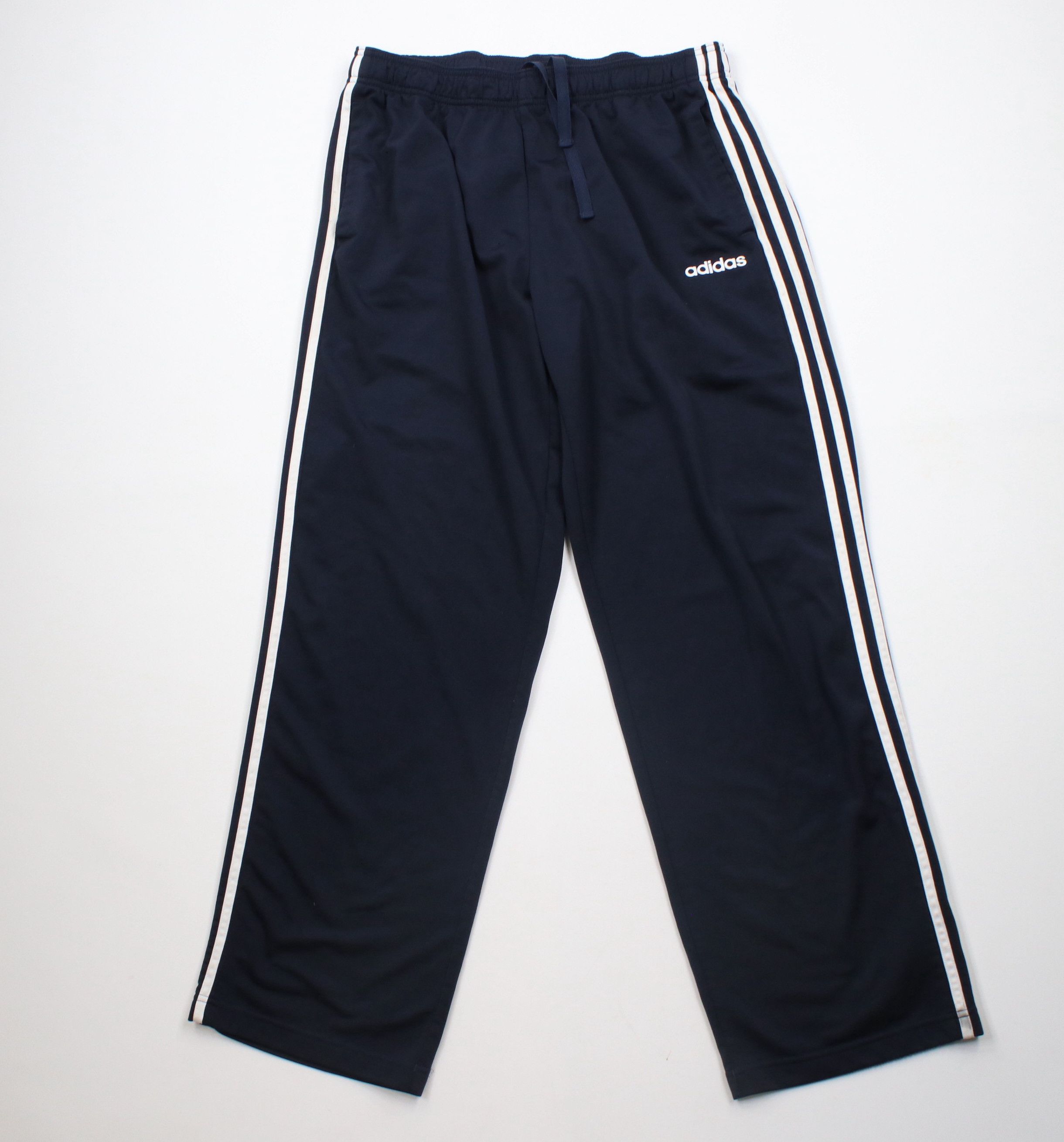 Adidas × Vintage Vintage Y2K Adidas Spell Striped Wide Leg Sweatpants Blue Size US 38 / EU 54 - 1 Thumbnail