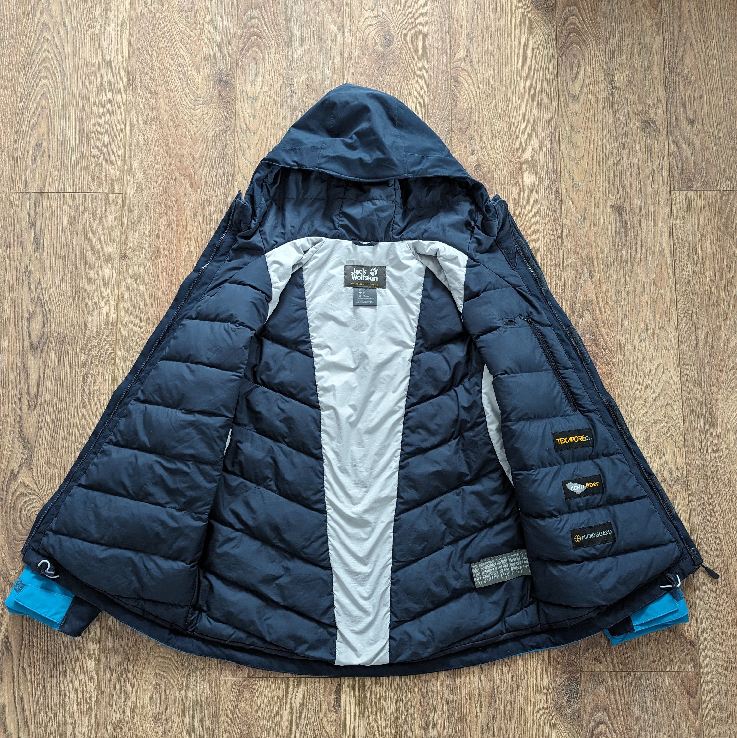 Jack Wolfskin Jack Wolfskin Texapore O2 Microguard Men's Down Jacket S Size US S / EU 44-46 / 1 - 9 Thumbnail