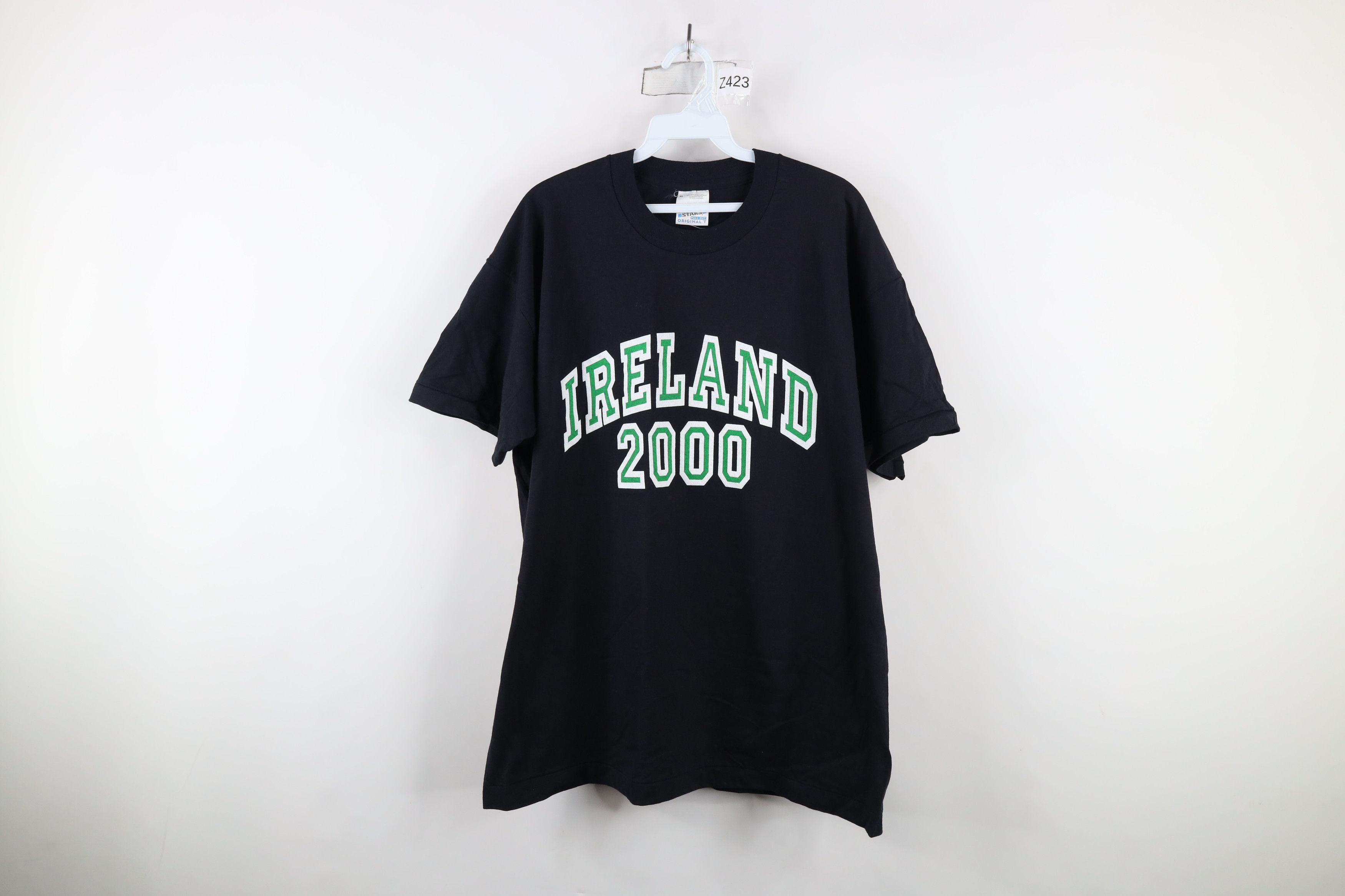 Vintage Vintage Y2K 2000 Streetwear Short Sleeve T-Shirt Black Size US XL / EU 56 / 4 - 1 Thumbnail