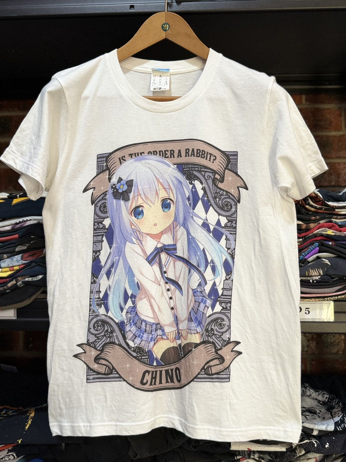 Anime Vintage y2k Anime Is the Order A Rabbit Chino Cospa Tee Size US M / EU 48-50 / 2 - 1 Thumbnail
