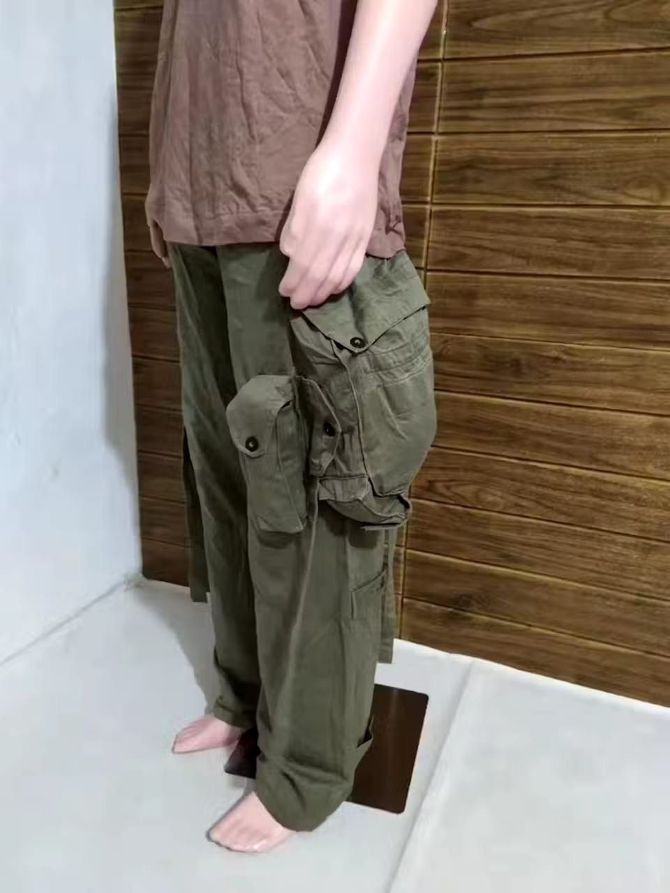 Japanese Brand GGD Multipocket Gas Mask Tactical Cargo Bondage Pants Size US 30 / EU 46 - 3 Thumbnail