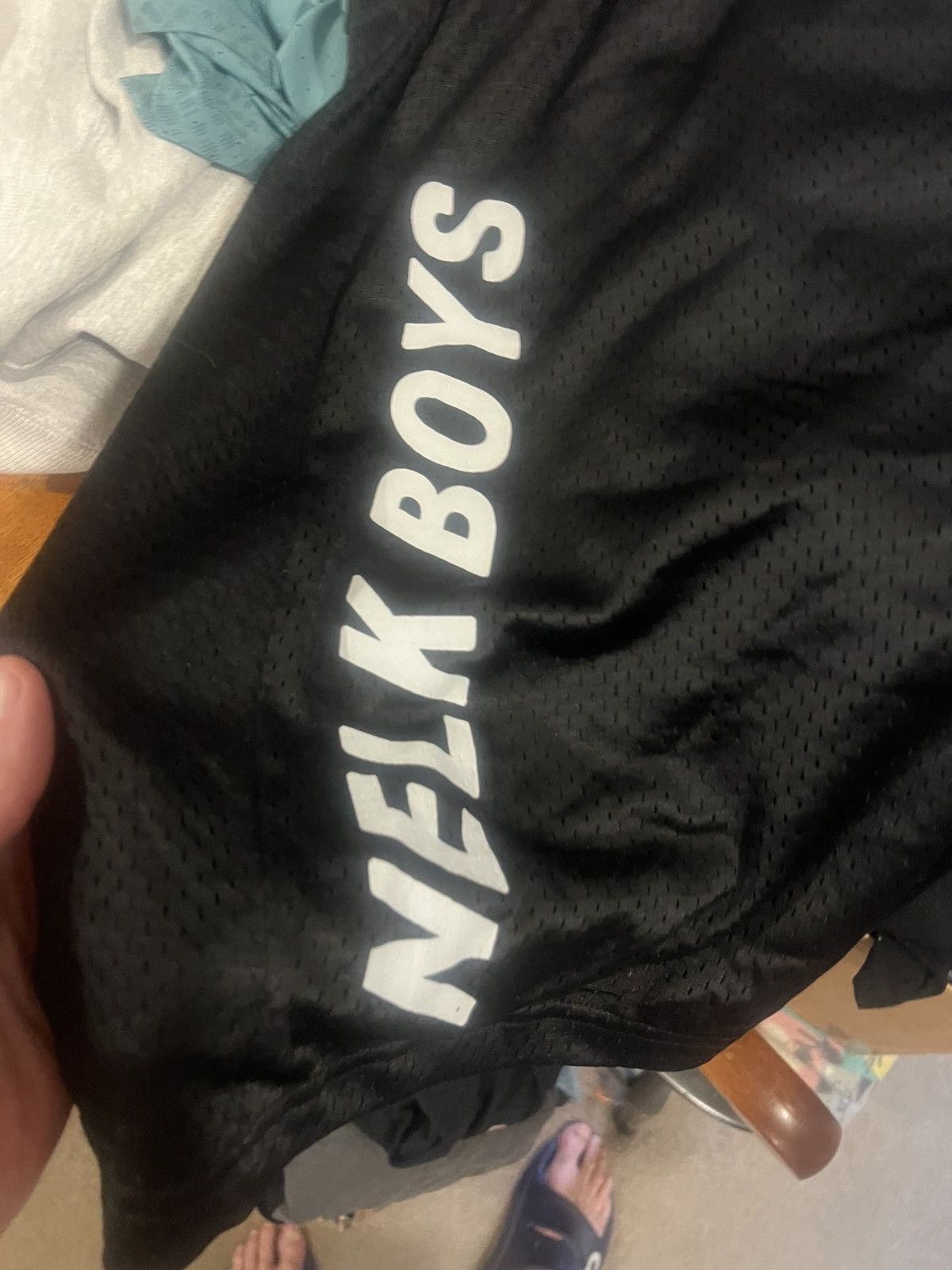 Champion Nelk Boys Full Send Champion black mesh shorts large Size US 32 / EU 48 - 2 Thumbnail