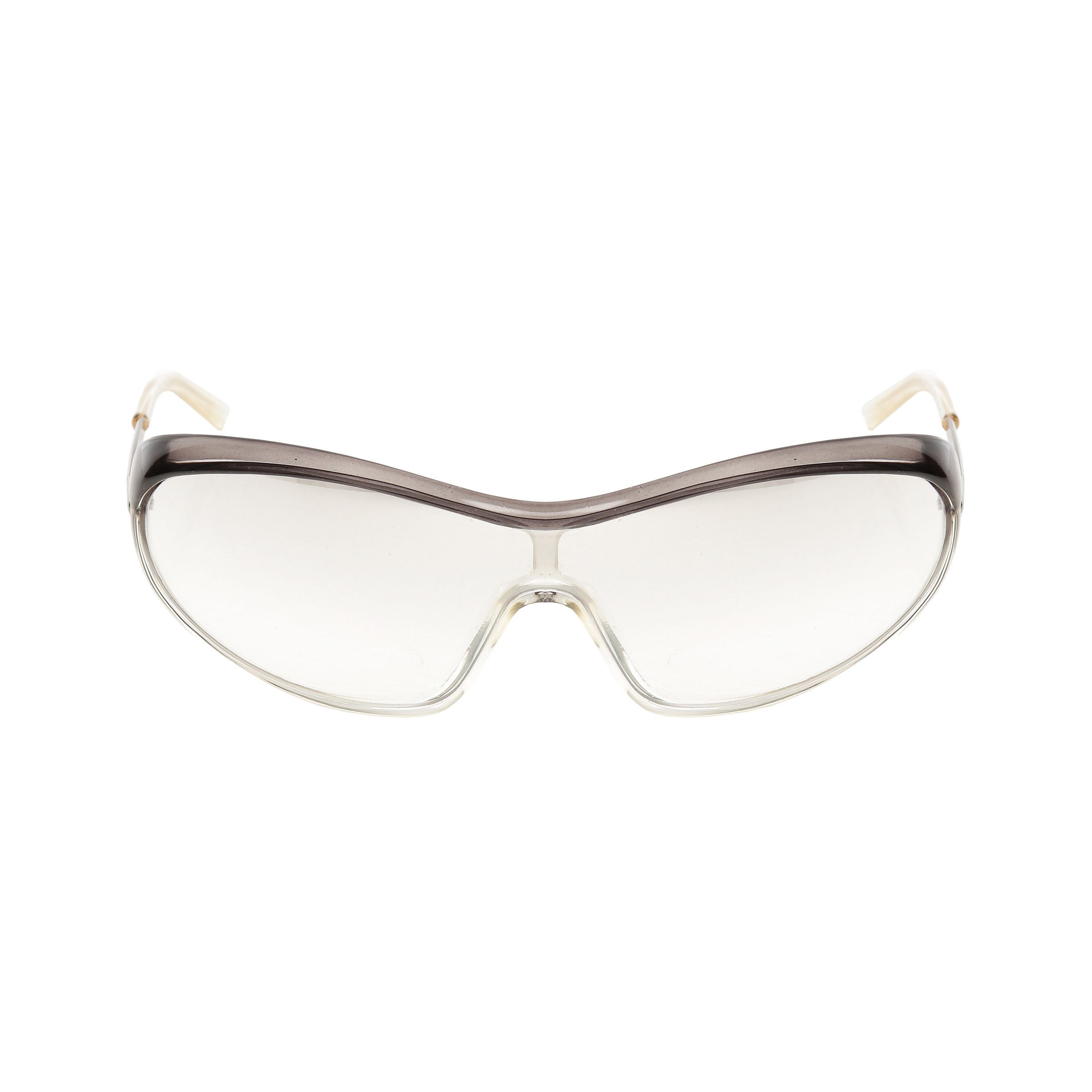 Oliver by Valentino 90's Transparent White Sunglasses