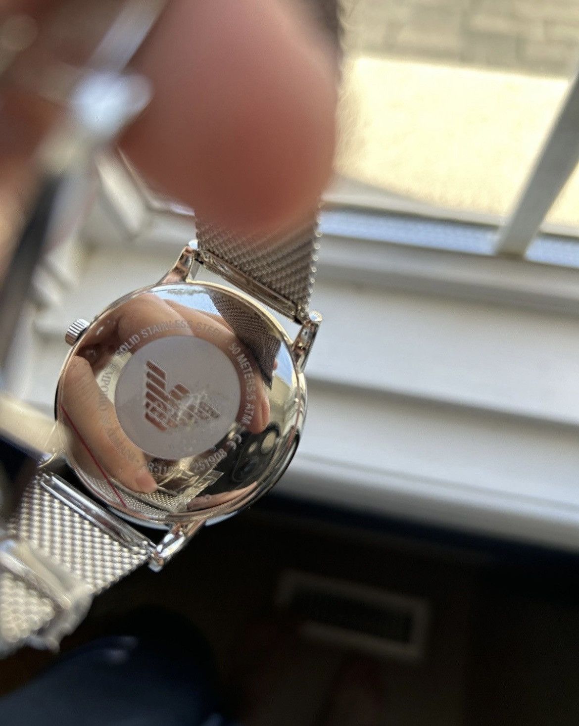 Emporio Armani Emporio Armani Silver Watch Size ONE SIZE - 4 Thumbnail