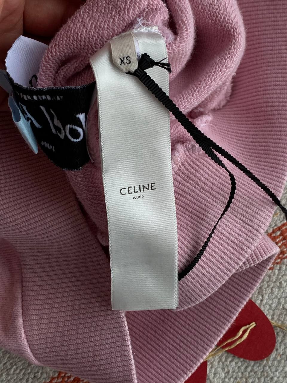 Celine Celine Pink Cotton Hoodie Size US XS / EU 42 / 0 - 7 Thumbnail