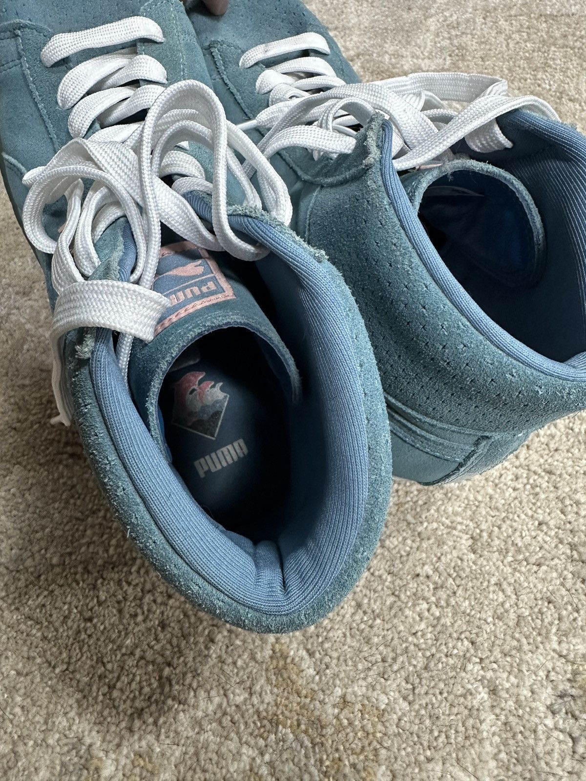 Pink Dolphin Suede Gradient Hi-Tops Size US 8 / EU 41 - 8 Thumbnail