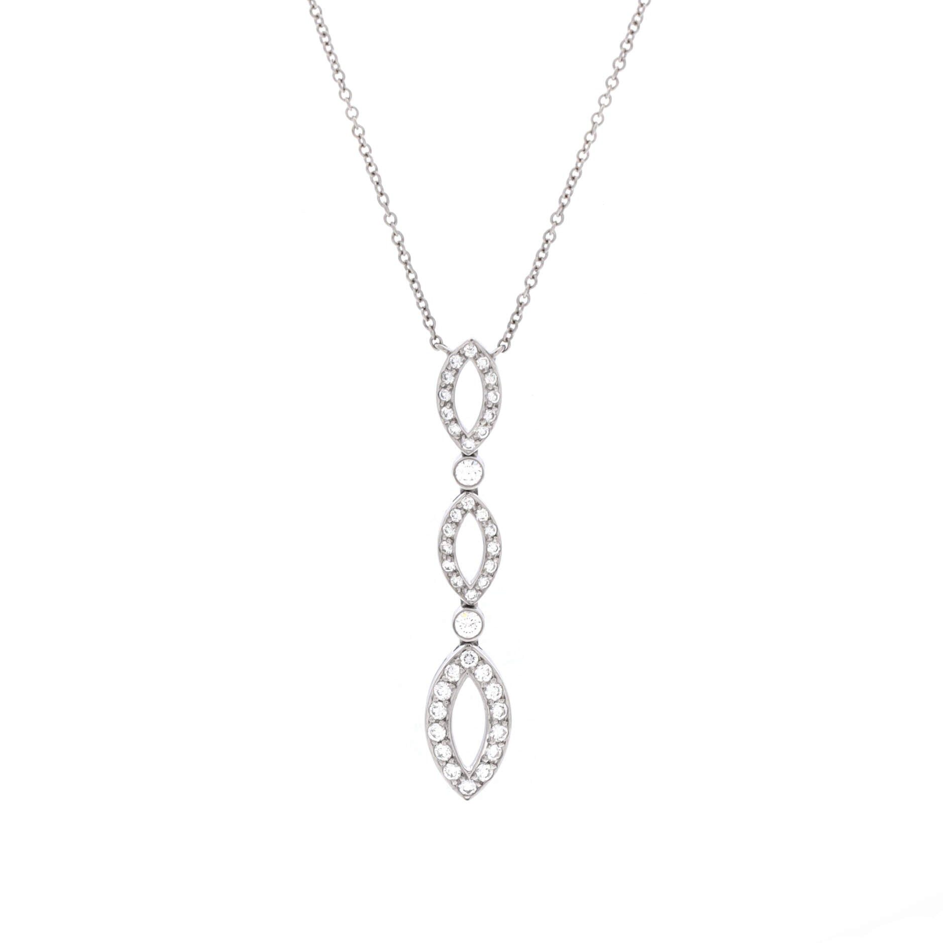 Tiffany & Co. Jazz Swing Drop Pendant Necklace Size ONE SIZE - 1 Thumbnail