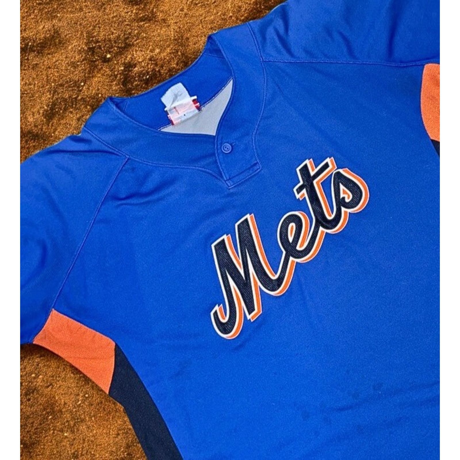 Majestic New York Mets Majestic Cool Base Jersey Medium Authentic MLB Size US M / EU 48-50 / 2 - 3 Thumbnail