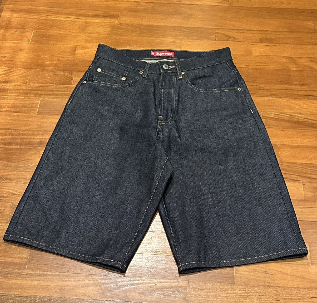 Supreme Rigid Baggy Selvedge Denim Short Supreme Rigid Baggy
