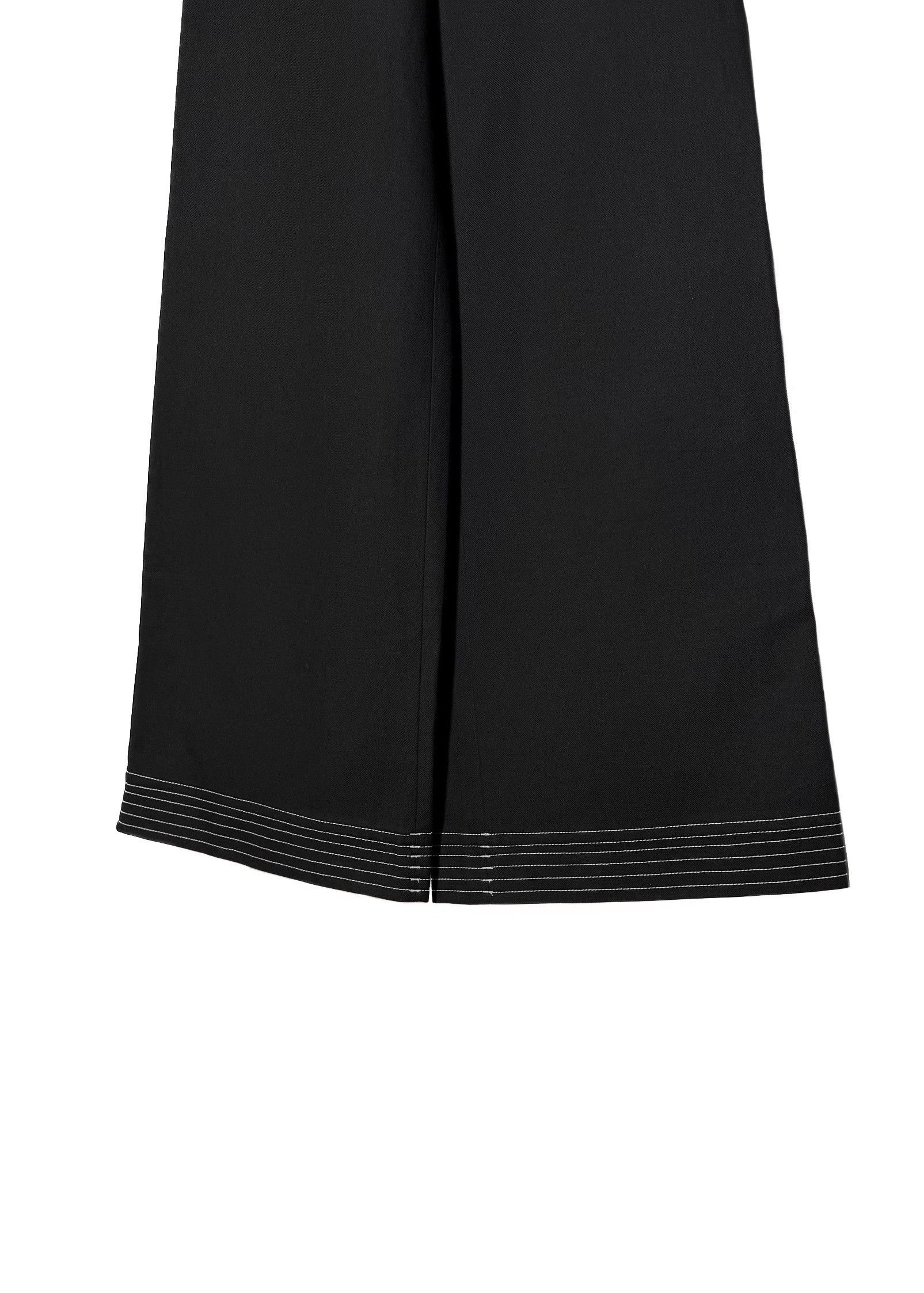 Max Mara Max Mara Black White Stitches Wide Leg Oboli Trousers Size 24" / US 00 / IT 34 - 7 Thumbnail