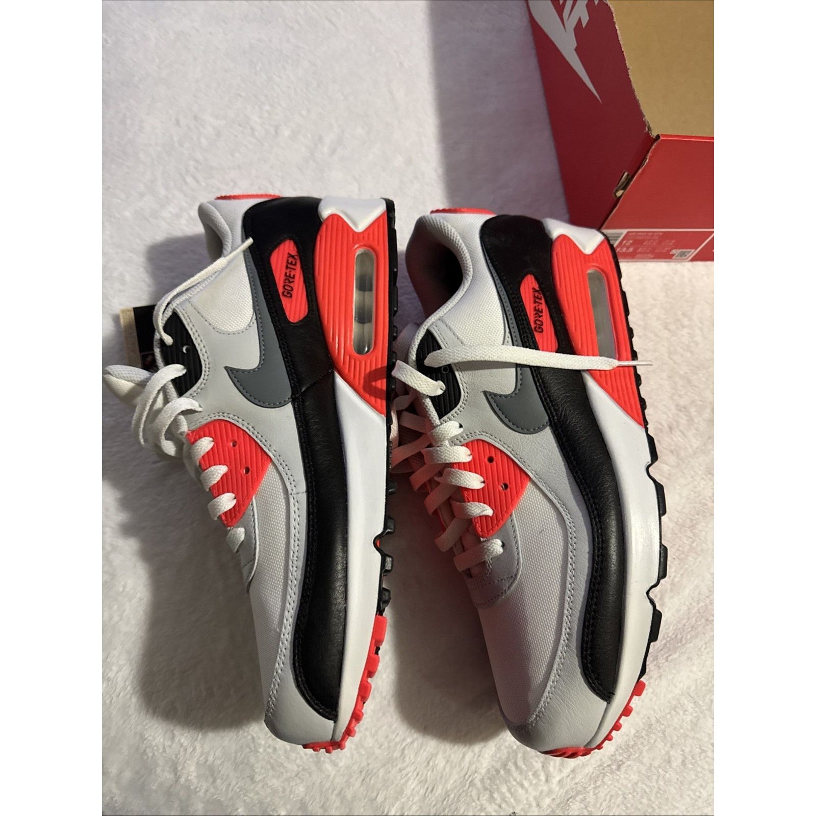 Nike Size 10.5 - Nike Air Max 90 GORE-TEX Infrared Size US 12 / EU 45 - 7 Thumbnail