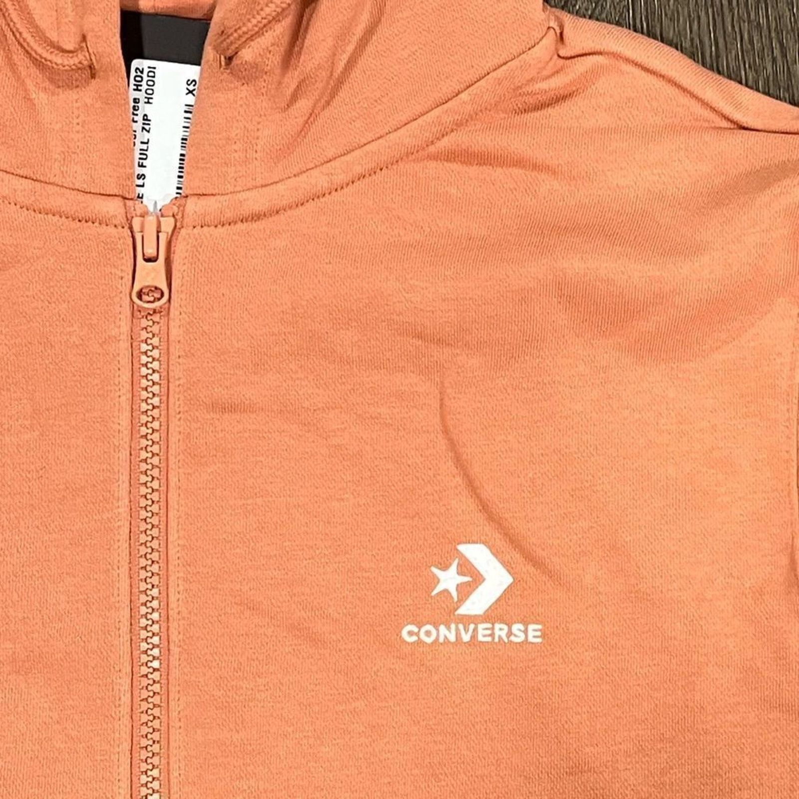 Converse NWT Converse Unisex Long Sleeve Full Zip Hoodie - Size XS Size XS / US 0-2 / IT 36-38 - 7 Thumbnail