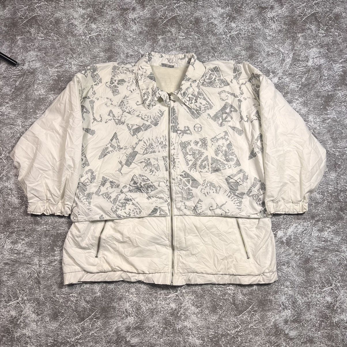 Sergio Tacchini × Vintage Vintage Mens Sergio Tacchini Windbreaker Size US L / EU 52-54 / 3 - 1 Thumbnail