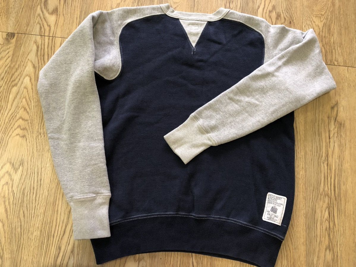 Cushman × Vintage Cushman Union Made US Airforce two tone crewneck Size US L / EU 52-54 / 3 - 8 Thumbnail