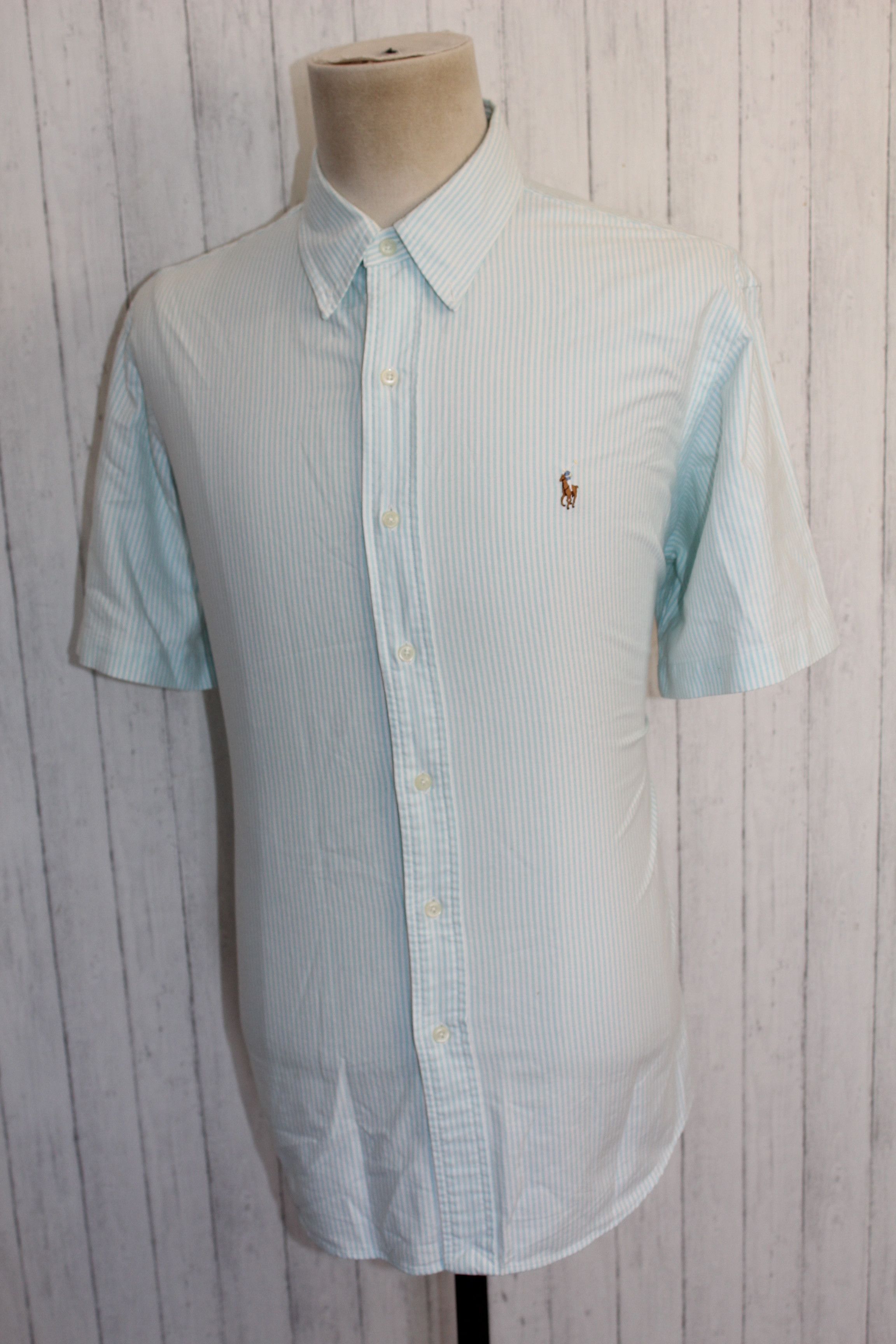 Polo Ralph Lauren RALPH LAUREN Vintage Short Sleeve Striped Shirt Size US XL / EU 56 / 4 - 5 Thumbnail