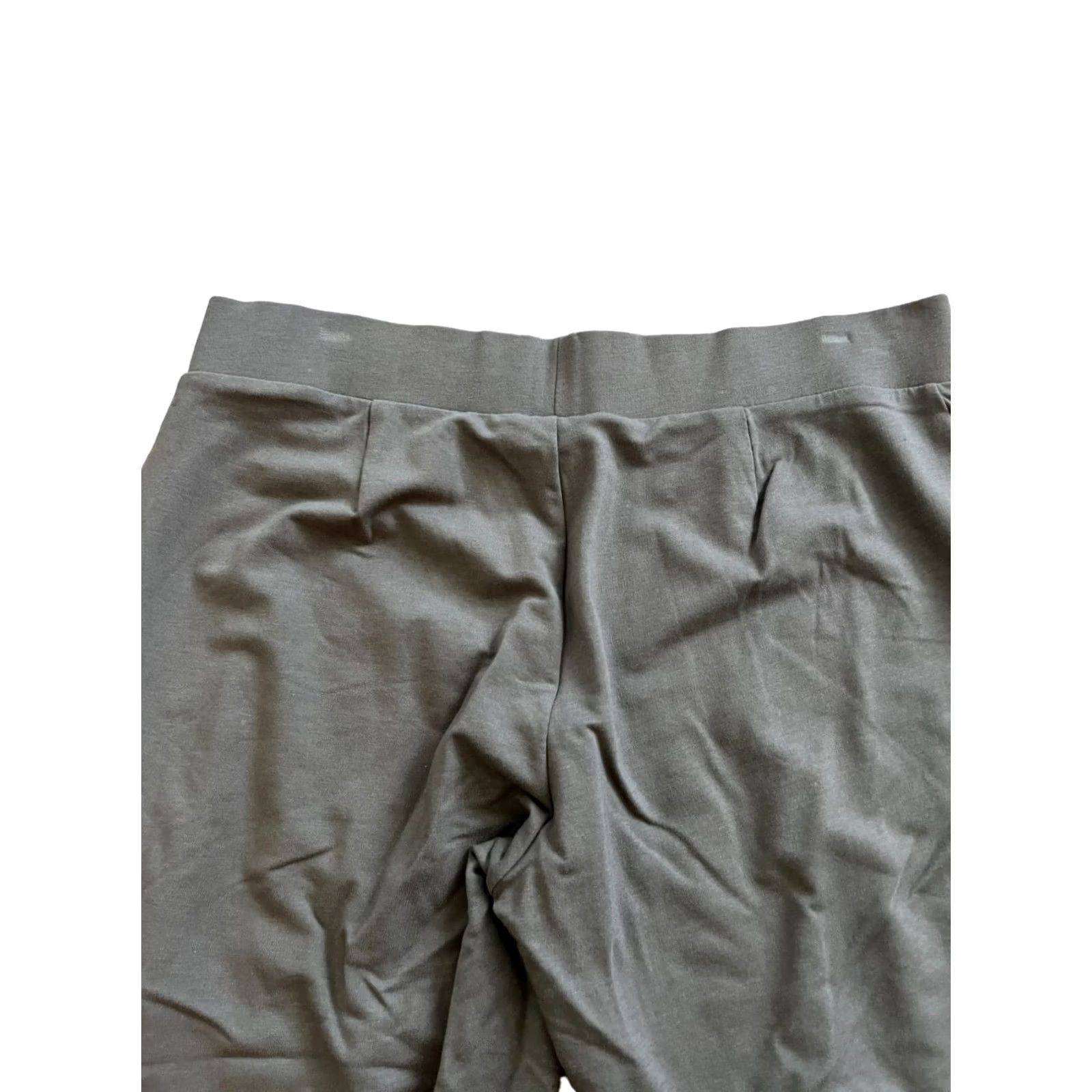 J. Jill Pure Jill Women Cropped Pants gray Slim Leg Pull On Elastic Waist M Medium Shes/pants? Size 32" / US 10 / IT 46 - 5 Thumbnail