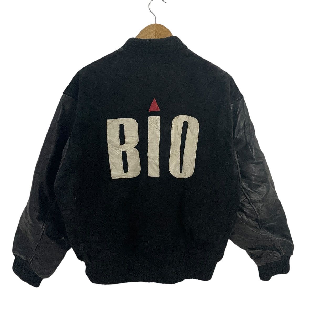 Japanese Brand Vintage Bio Big Logo Varsity Jacket Size US XL / EU 56 / 4 - 1 Thumbnail