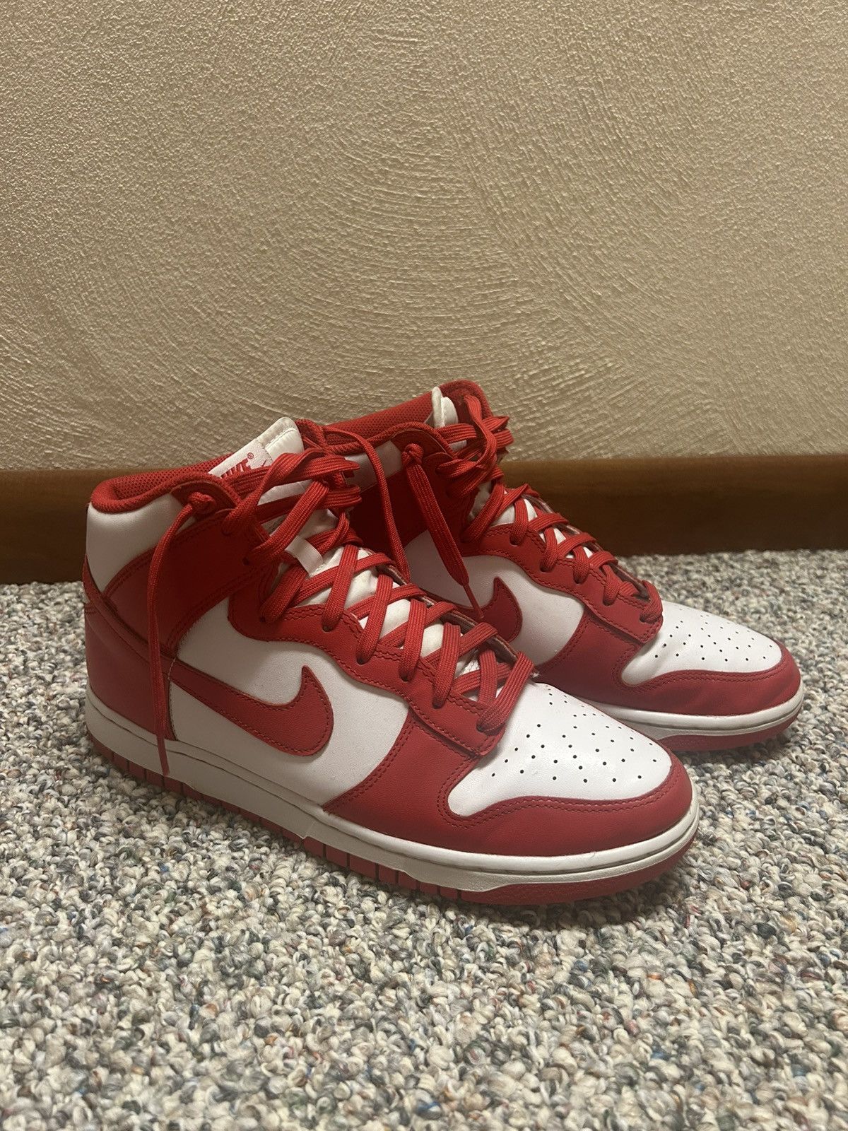 Nike Nike Dunk high Championship red Size US 11 / EU 44 - 1 Thumbnail